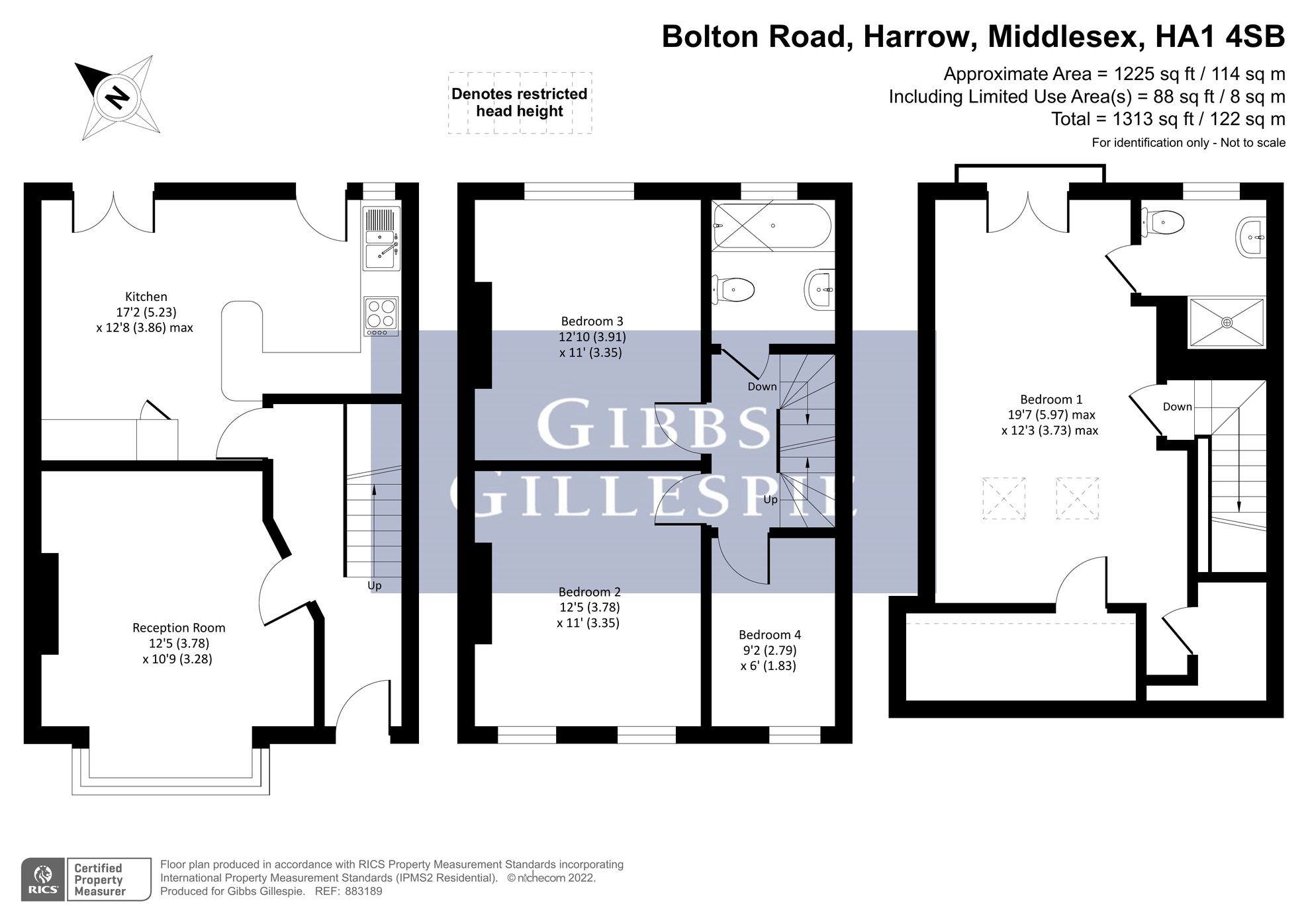 4 bed terraced house for sale in Bolton Road, Harrow, Middlesex HA1