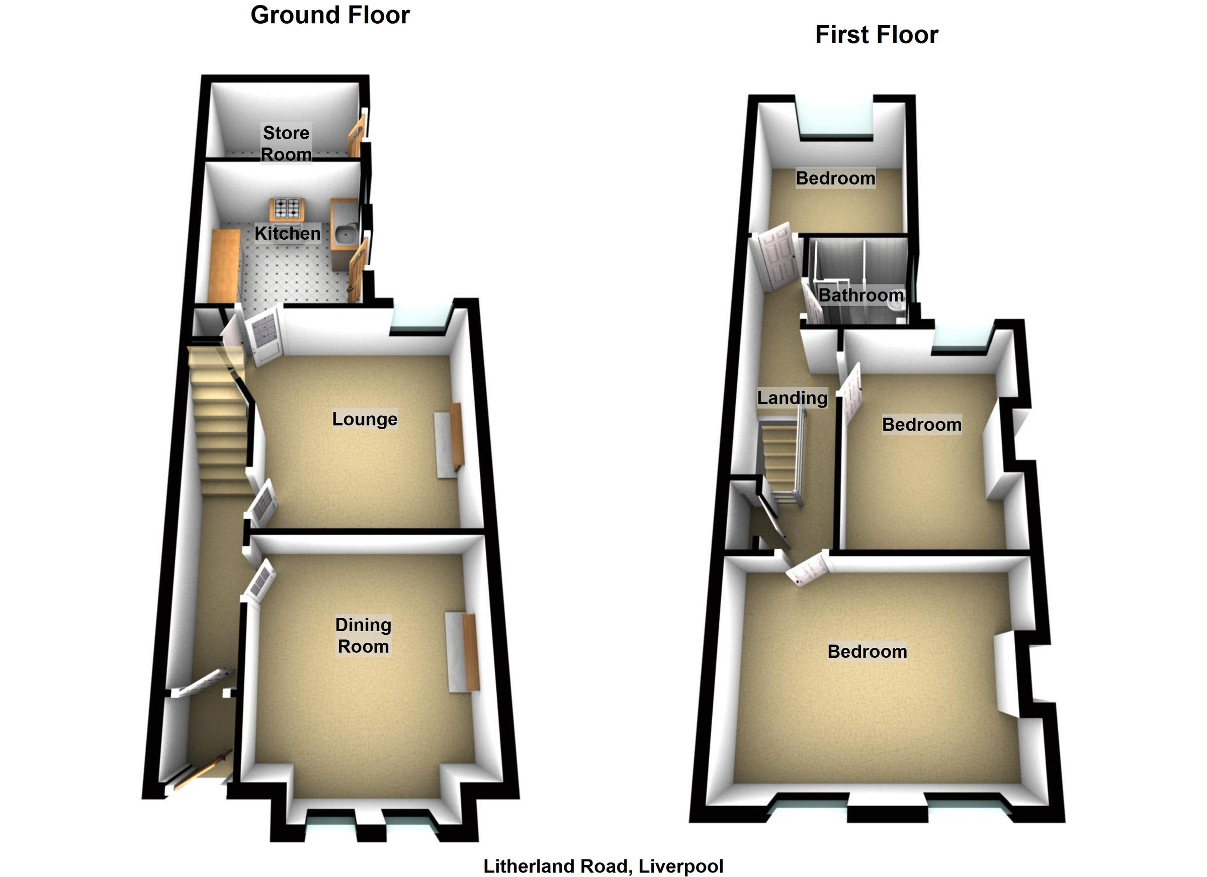 3 bed terraced house for sale in Litherland Road, Bootle L20 Zoopla