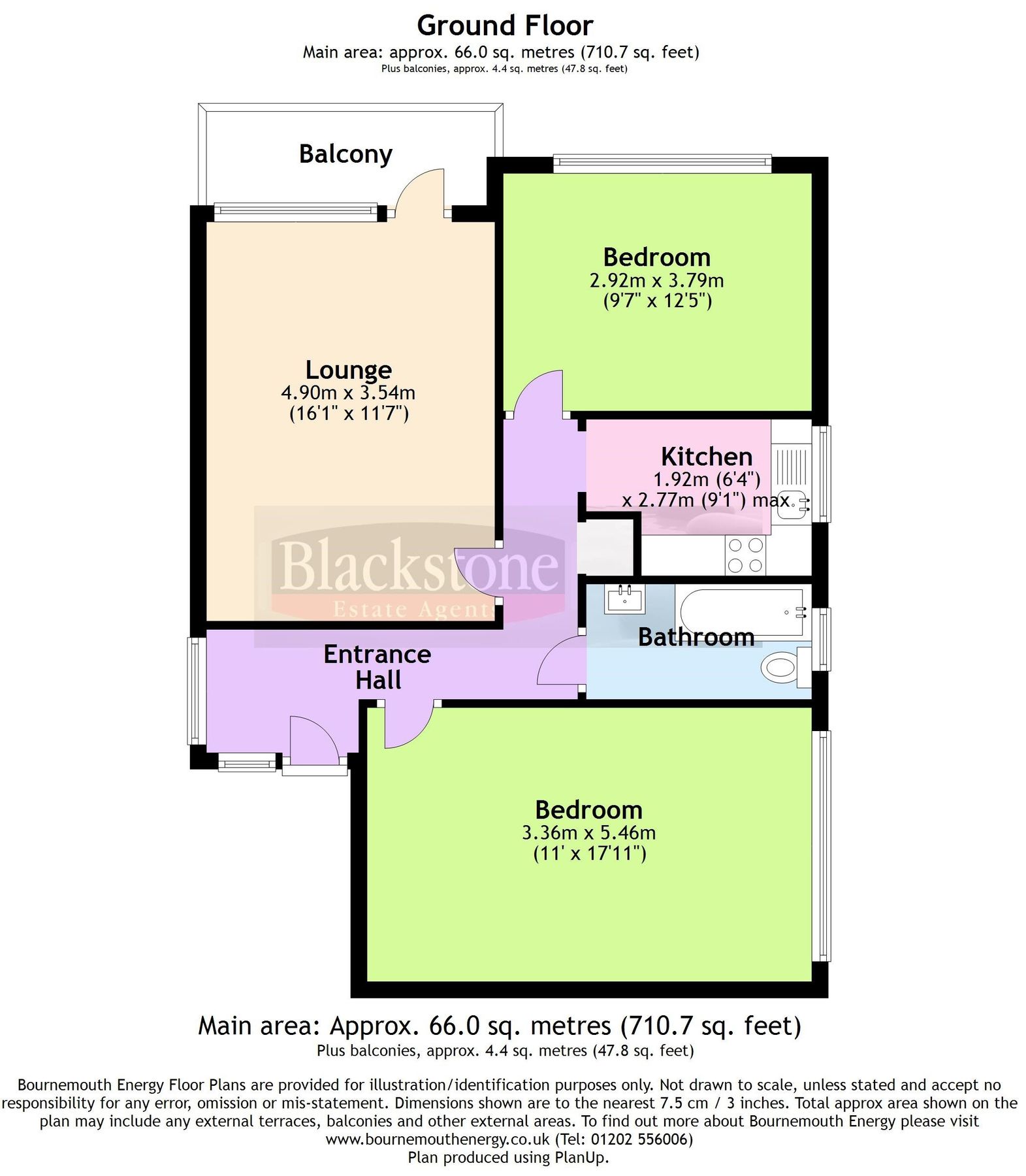 2 bed flat for sale in Redhill Drive, Redhill, Bournemouth, Dorset BH10