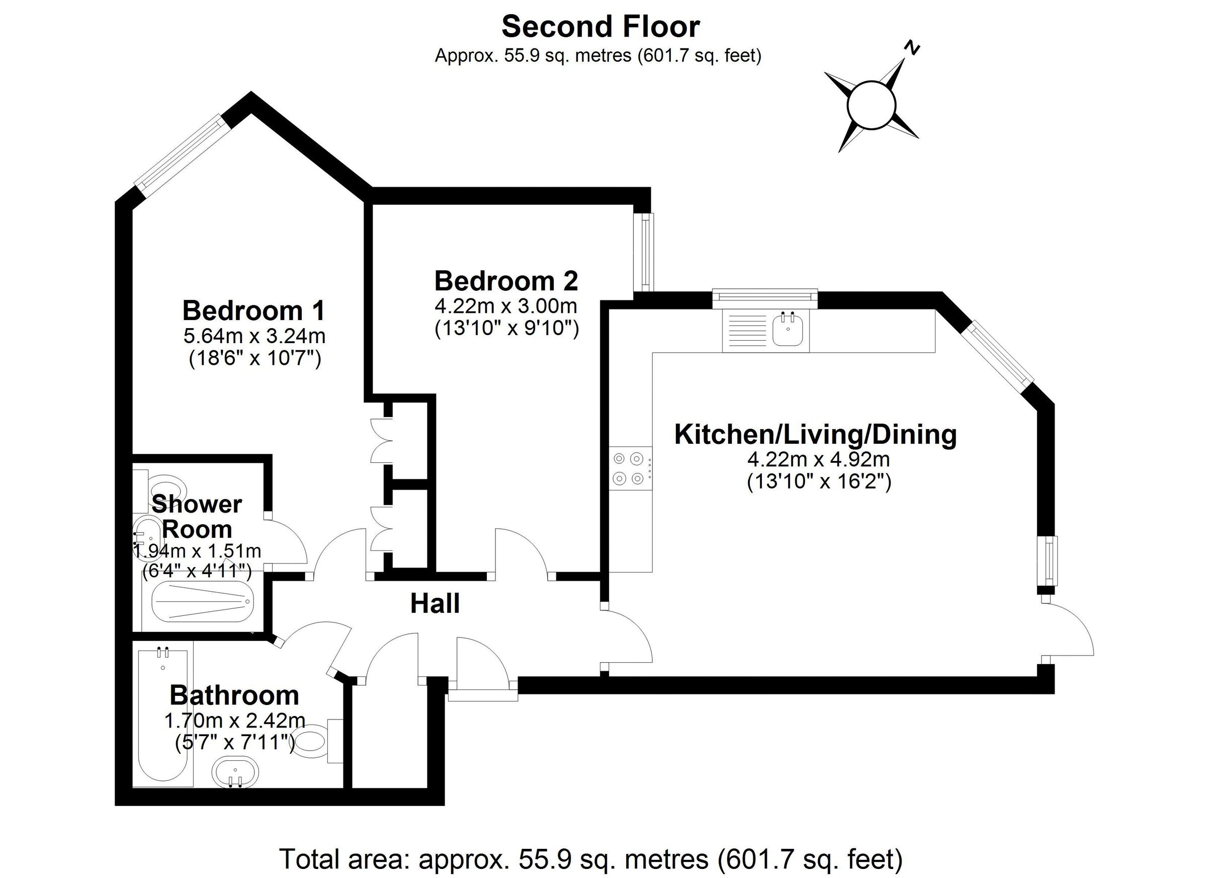2 bed flat for sale in Buckhurst Way, Buckhurst Hill IG9 Zoopla