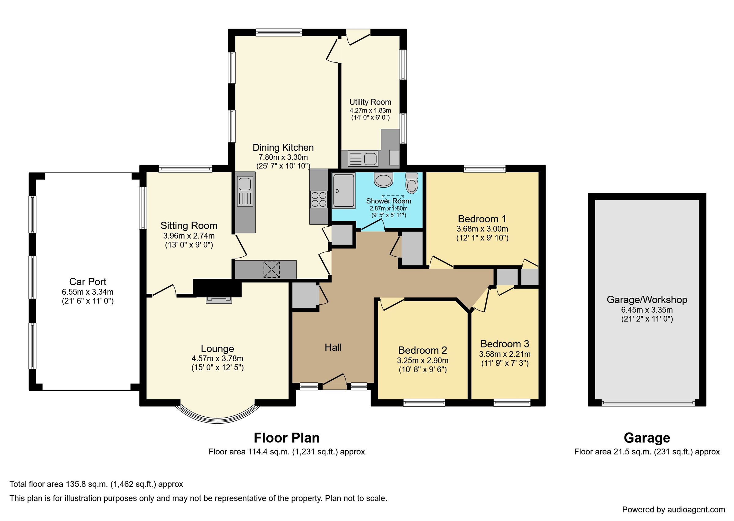 3 bed detached bungalow for sale in Harker Park Road, Harker Park