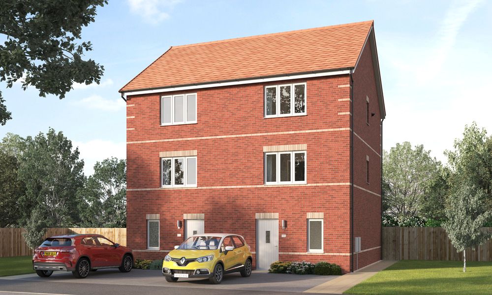 New home, 3 bed terraced house for sale in Brindle Court, Brindle Park