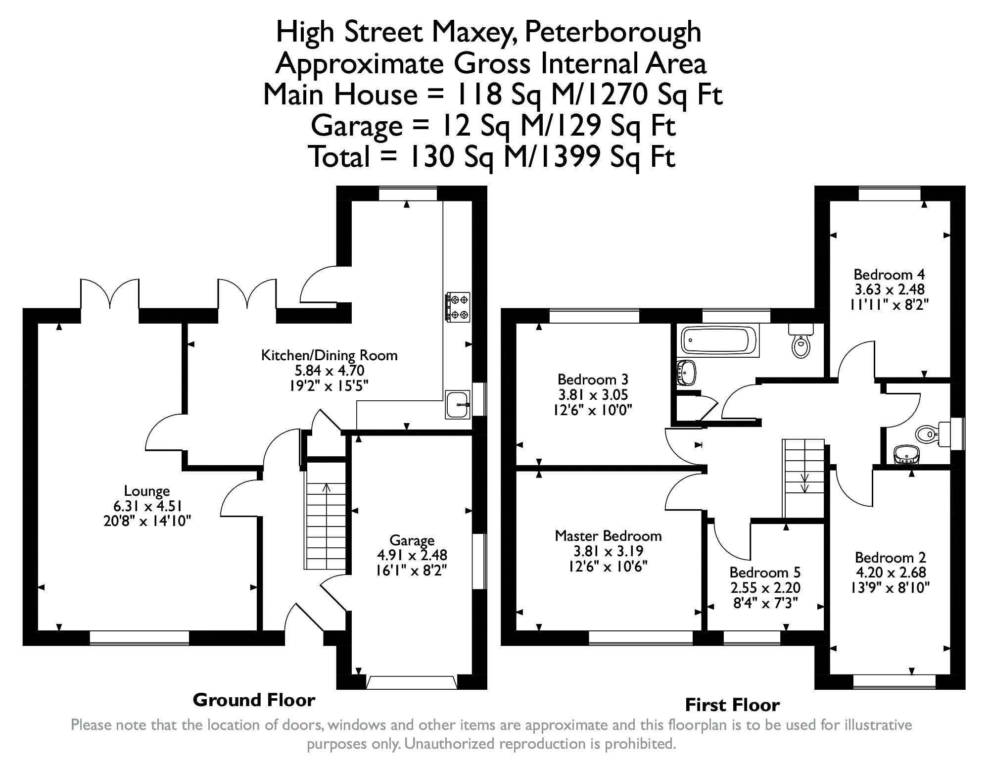 5 bed detached house for sale in High Street, Maxey, Peterborough PE6