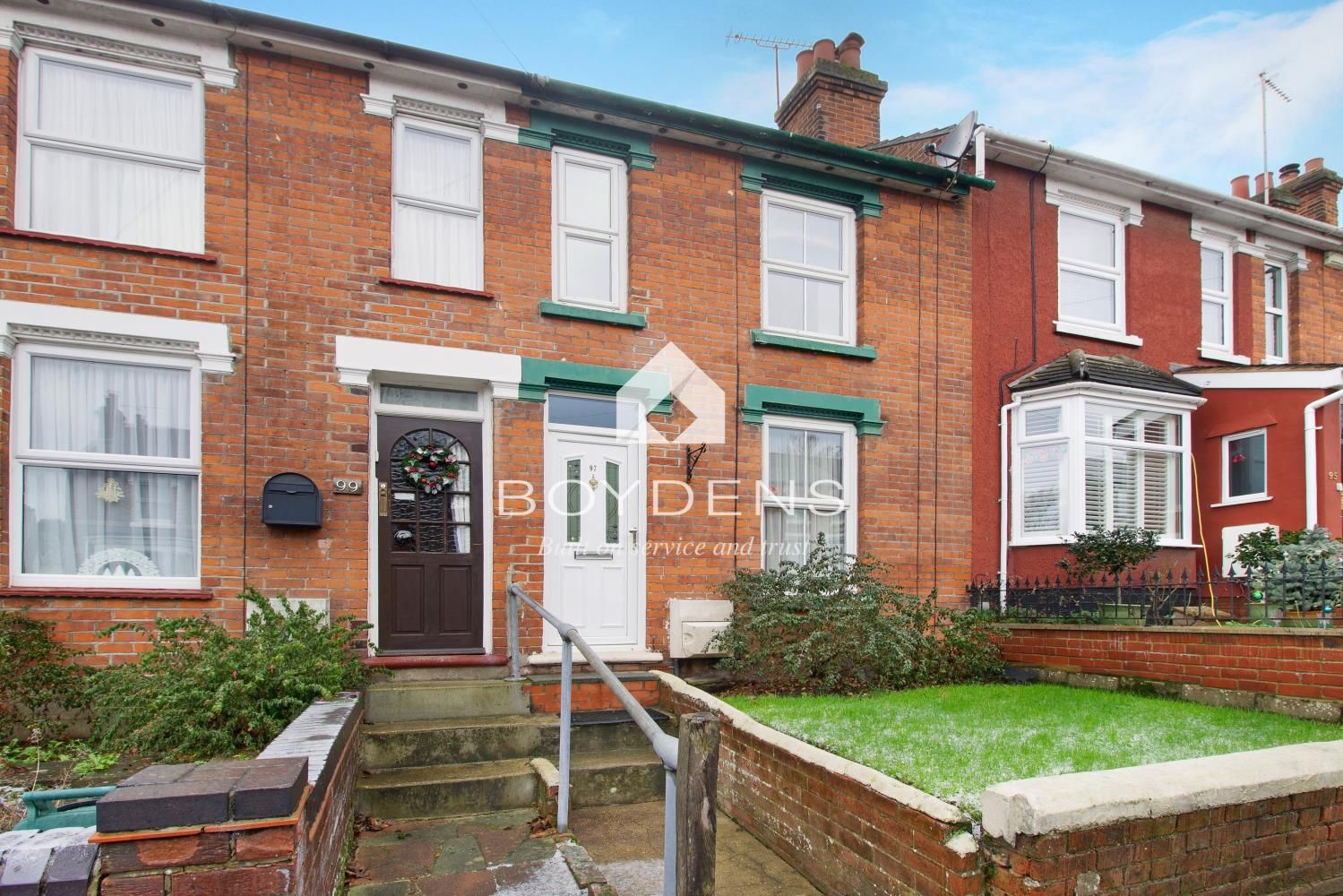 3 bed terraced house to rent in Old Heath Road, Colchester, Essex CO1 ...