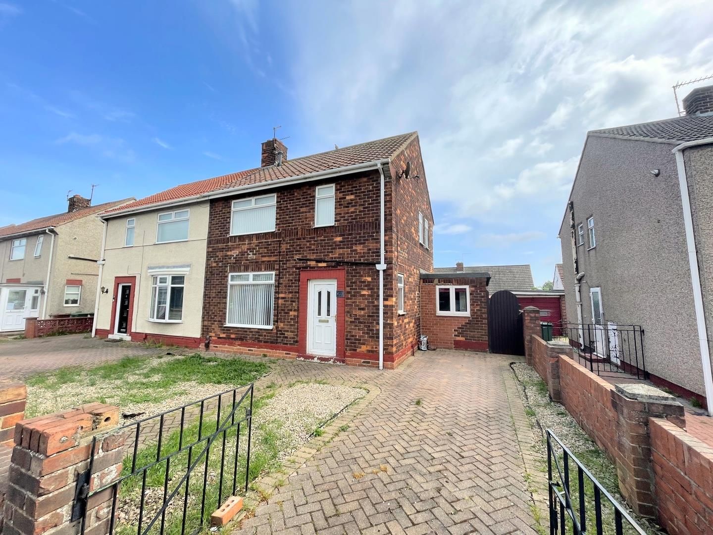 2 bed semidetached house for sale in Catcote Road, Hartlepool TS25