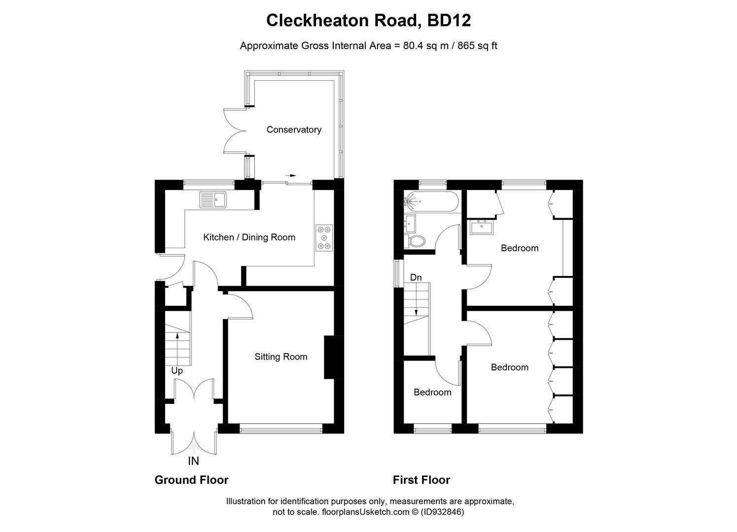3 bed semidetached house for sale in Cleckheaton Road, Oakenshaw