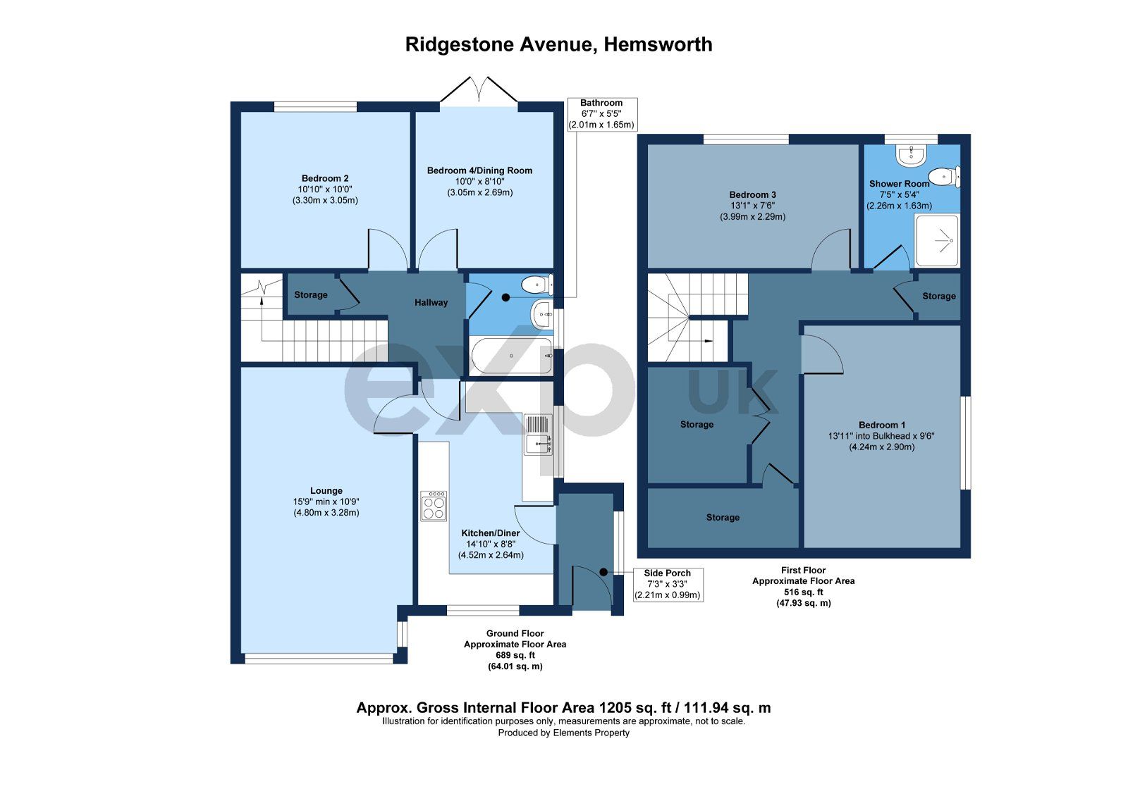 4 bed semidetached bungalow for sale in Ridgestone Avenue, Hemsworth