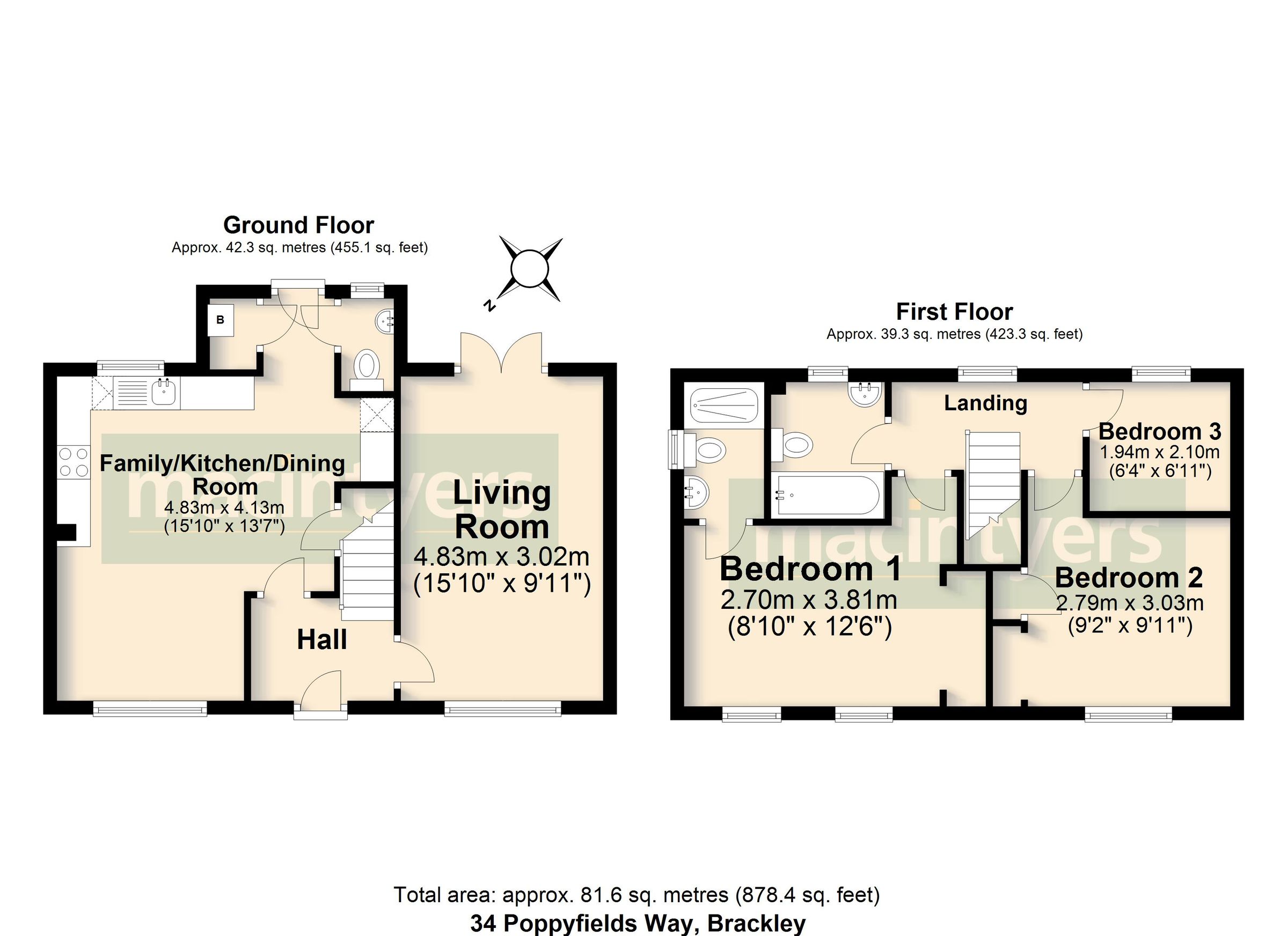 3 bed detached house for sale in Poppyfields Way, Brackley NN13 Zoopla