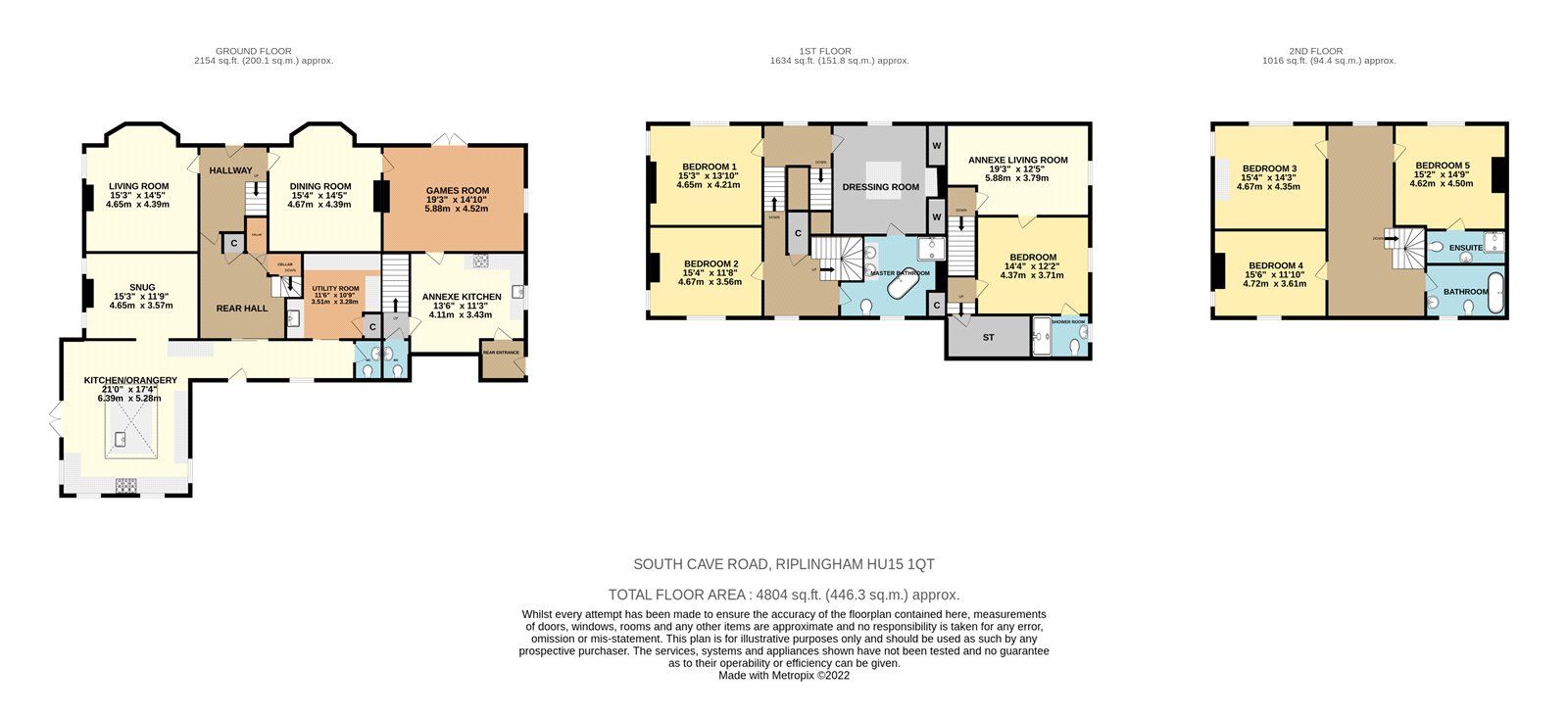 6 bed detached house for sale in South Cave Road, Riplingham, South