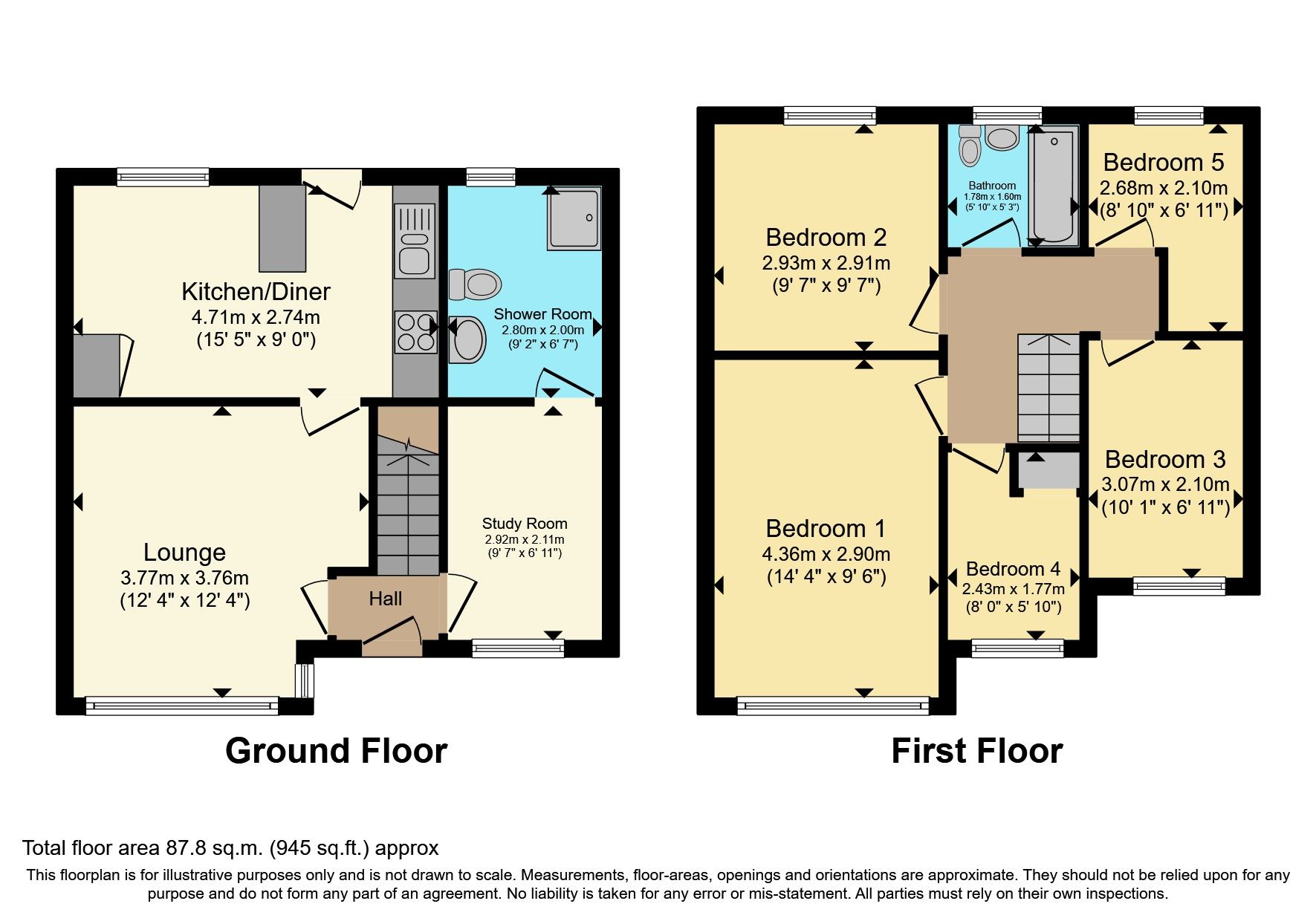 5 bed semidetached house for sale in Margaret Crescent, Bodmin