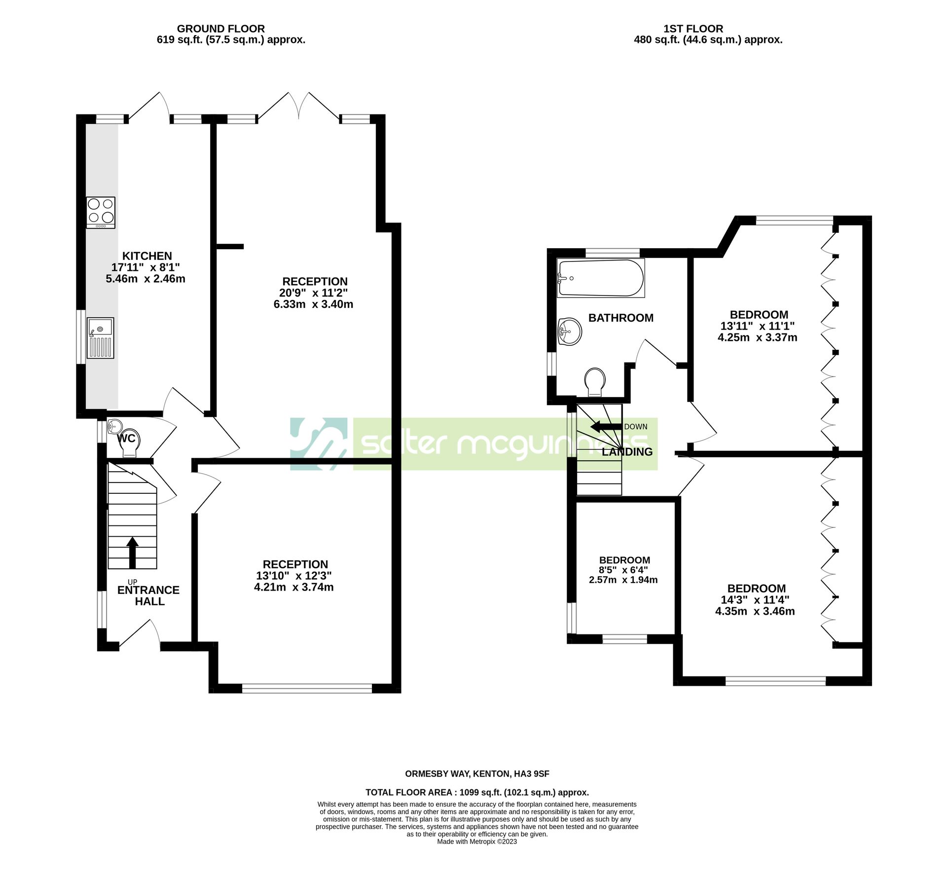 3 bed semidetached house for sale in Ormesby Way, Kenton HA3 Zoopla