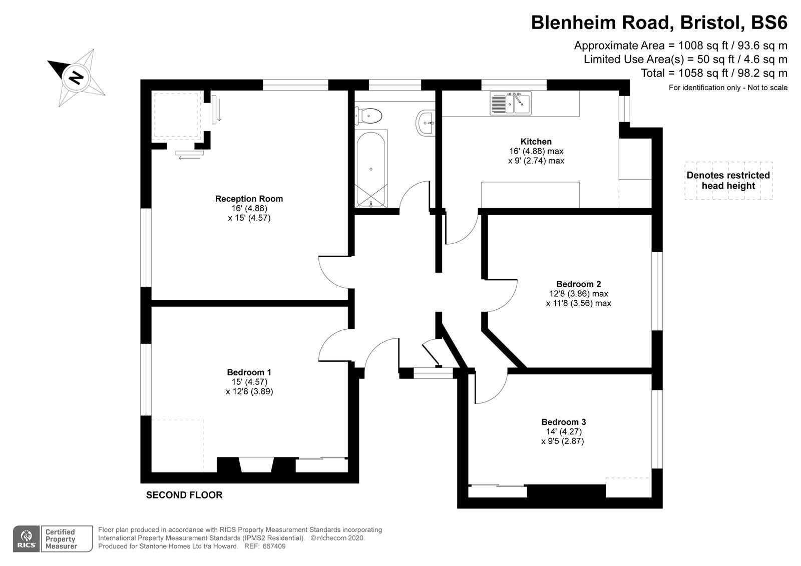 3 bed flat for sale in Blenheim Road, Redland, Bristol BS6 Zoopla