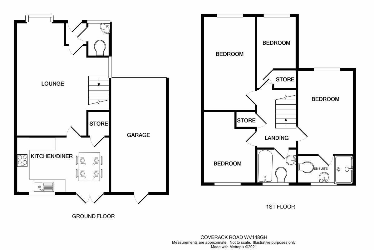 4 bed town house for sale in 8 Coverack Road, Dukes Park, Bilston, West