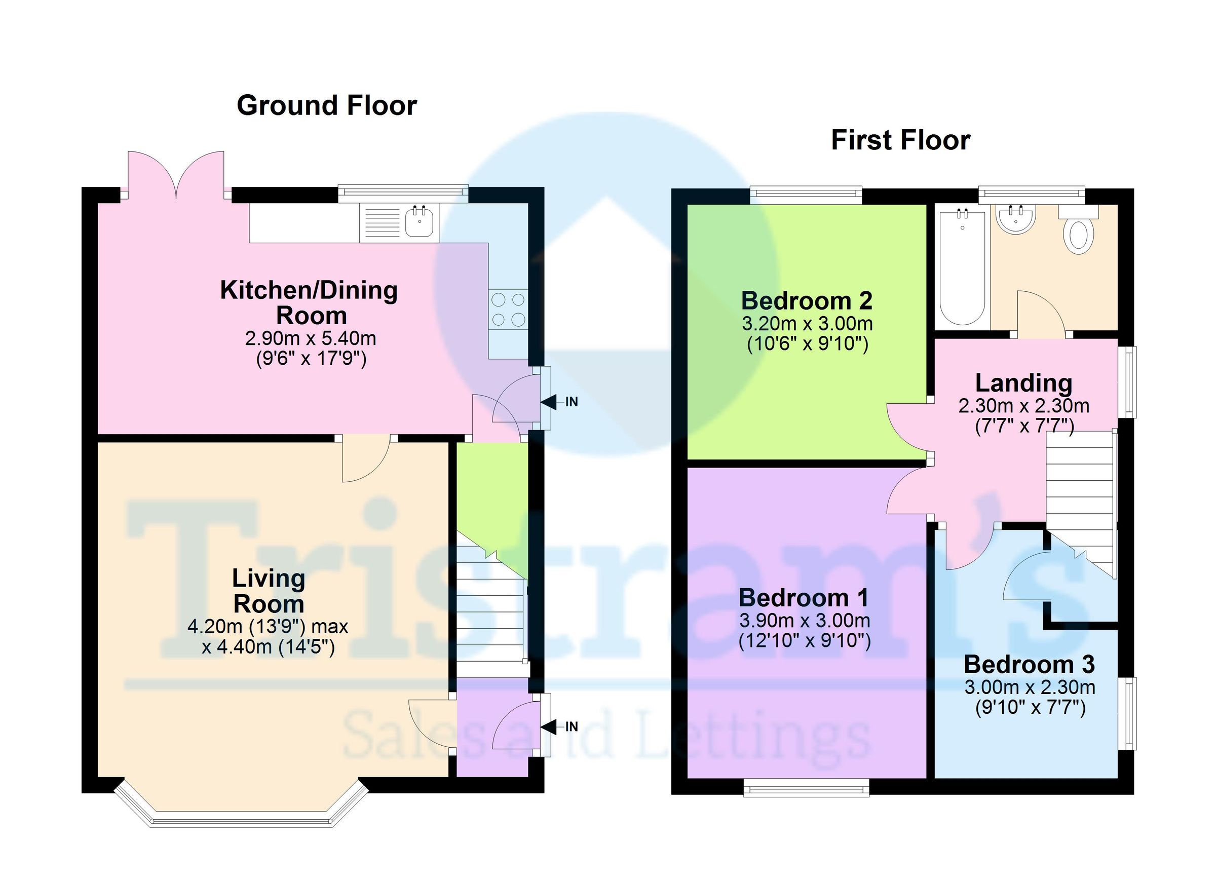 3 bed semidetached house to rent in Mount, Clifton