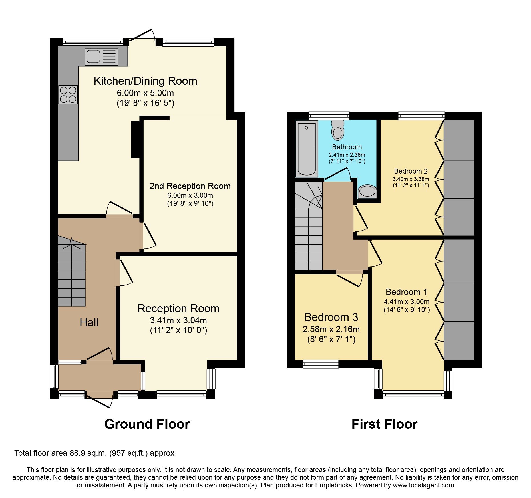 3 bed terraced house for sale in Clive Road, Enfield EN1 Zoopla
