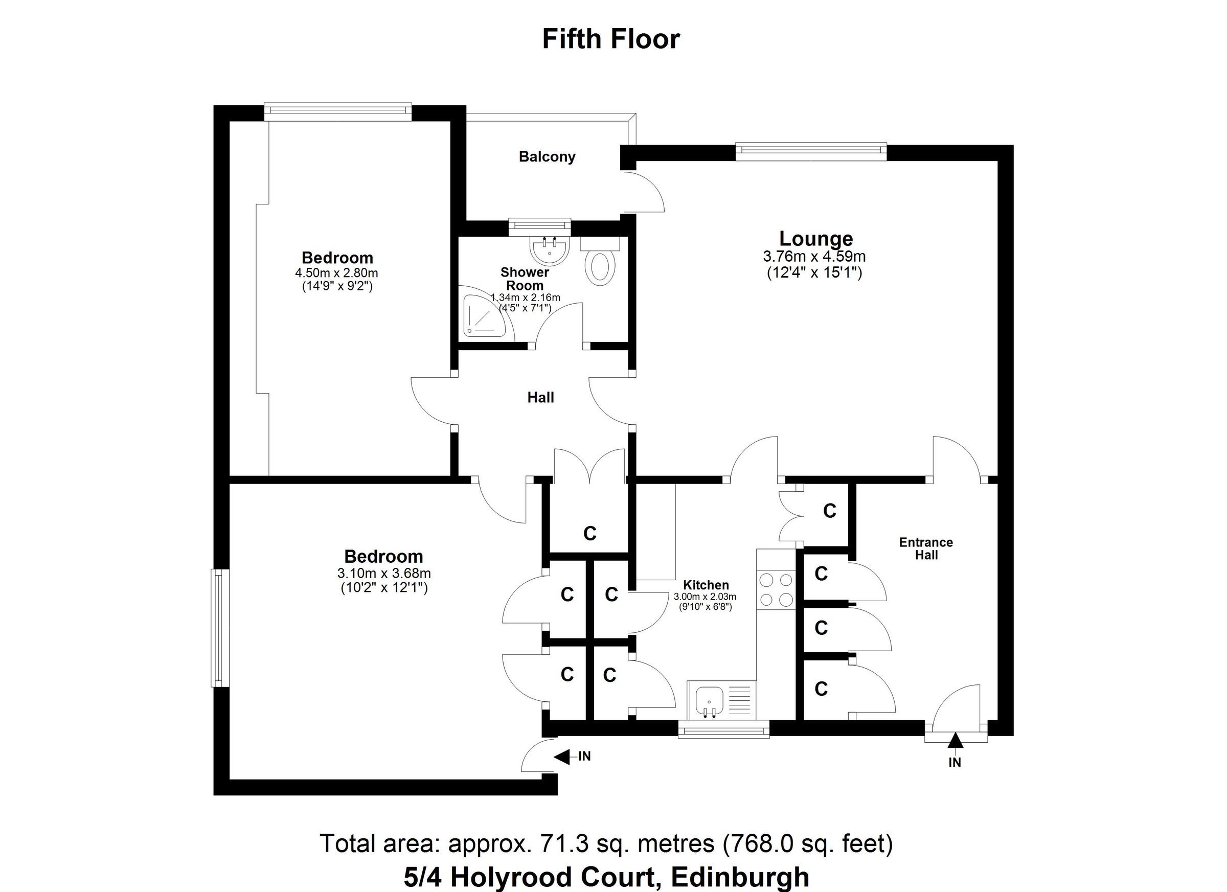 2 bed flat for sale in Holyrood Court, Dumbiedykes Road, Edinburgh EH8