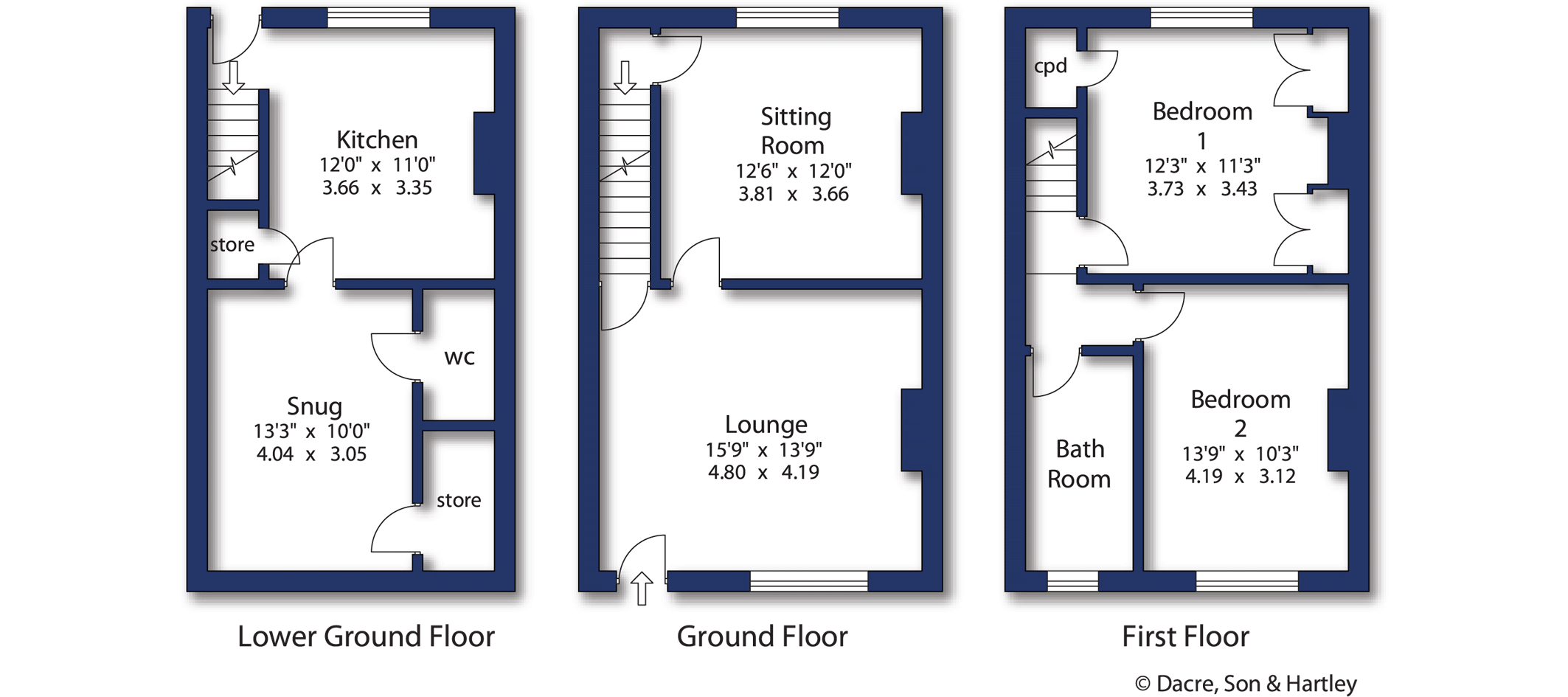 2 bed terraced house for sale in Springfield Road, Guiseley, Leeds