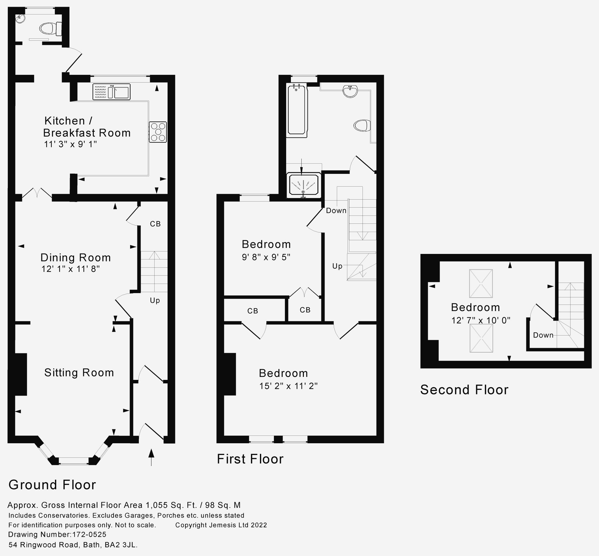 3 bed terraced house for sale in Ringwood Road, Bath BA2 Zoopla