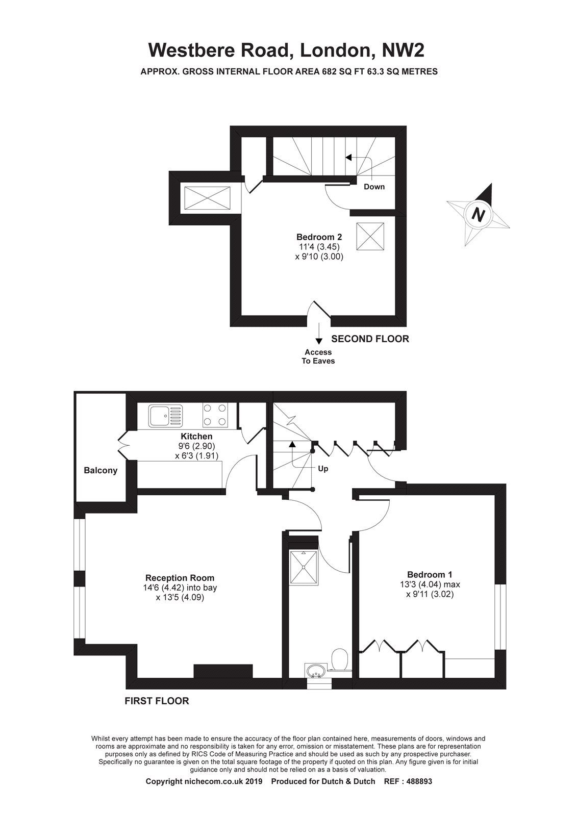 2 bed flat to rent in Westbere Road, West Hampstead, London NW2 Zoopla