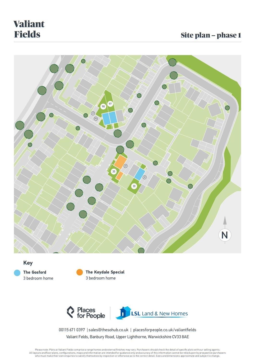 New home, 3 bed property for sale in Gaydon Coppice Avenue, Stratford