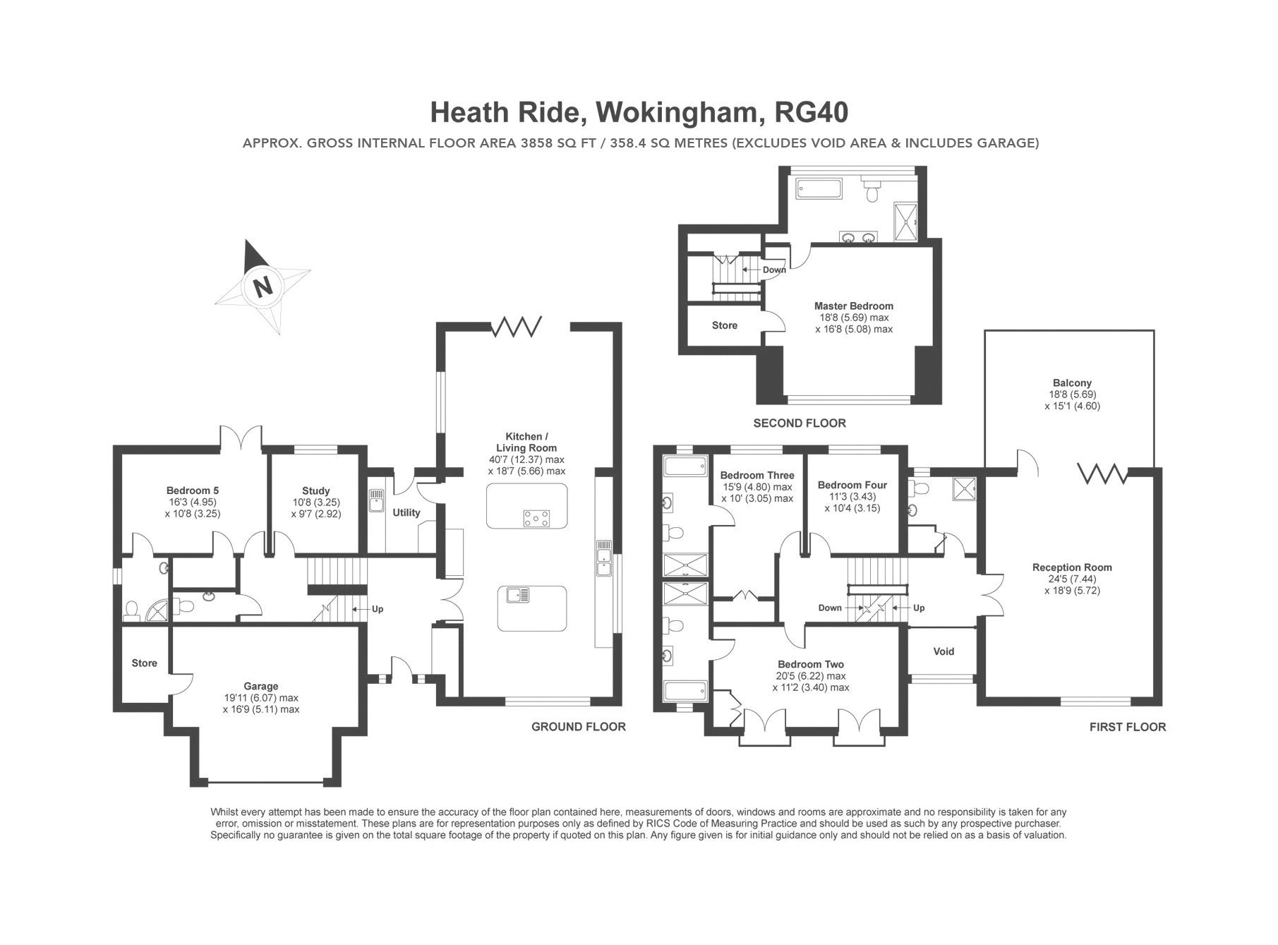 6 bed detached house for sale in Heath Ride, Finchampstead, Wokingham