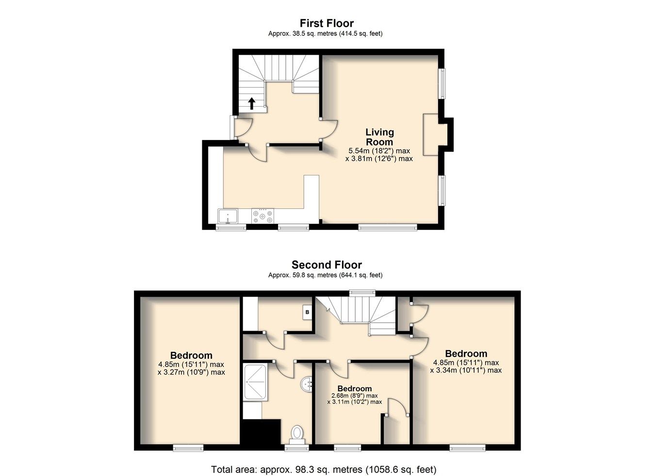 3 bed flat for sale in Scottish Borders, Galashiels TD1 Zoopla