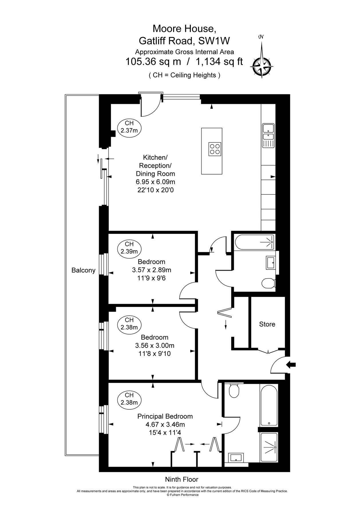 3 bed flat to rent in Moore House, 2 Gatliff Road, London SW1W Zoopla