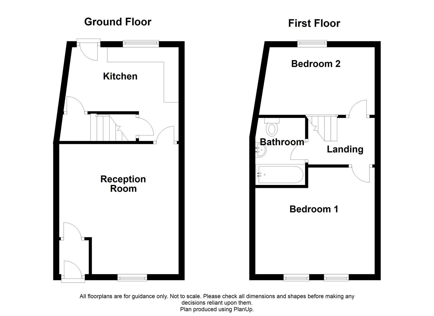 2 bed terraced house for sale in Burnley Road, Briercliffe, Burnley