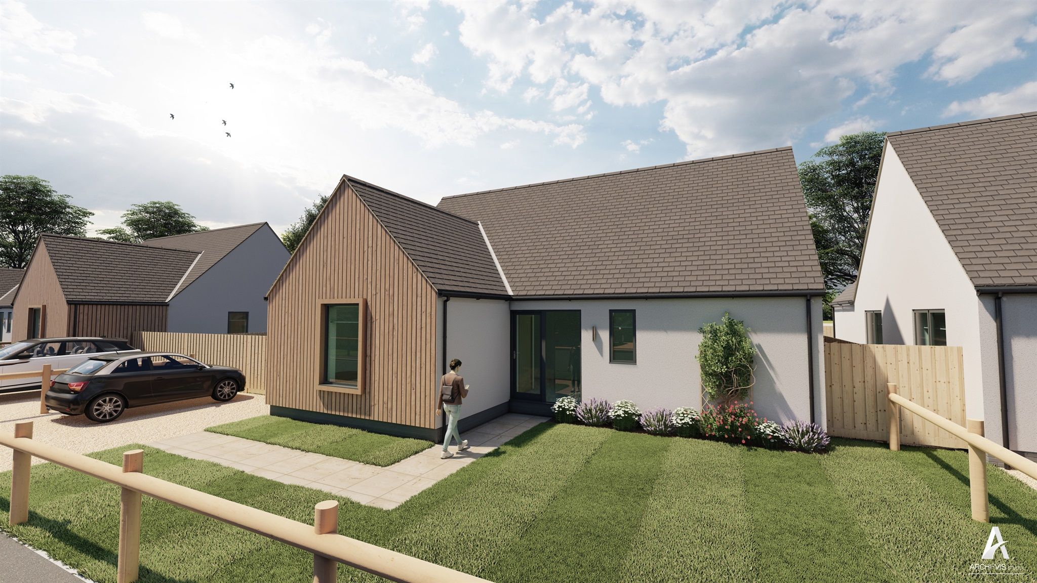 New home, 3 bed detached bungalow for sale in Silfield Road, Wymondham