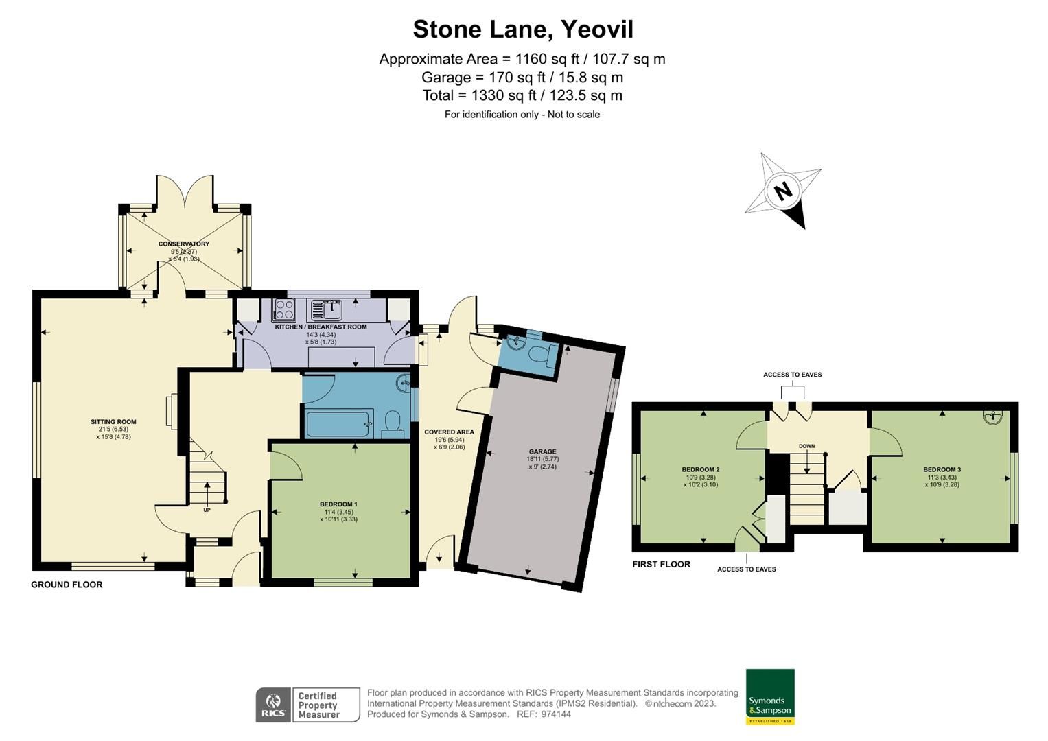 3 bed detached bungalow for sale in Stone Lane, Yeovil Marsh, Yeovil