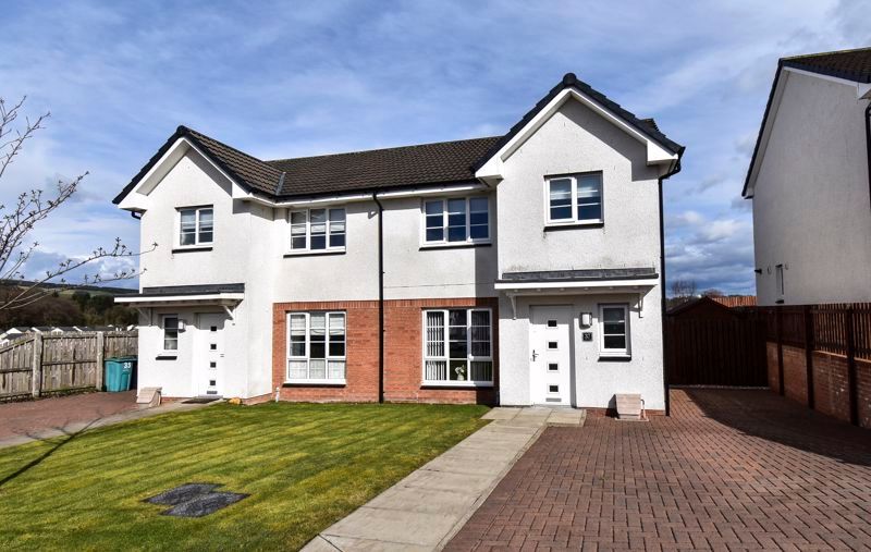 3 bed semidetached house for sale in Lochan Road, Kilsyth, Glasgow G65