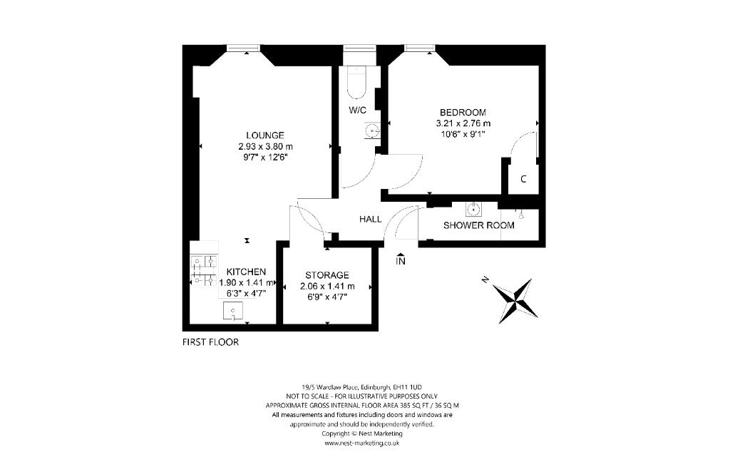 1 bed flat for sale in Wardlaw Place, Edinburgh EH11 Zoopla