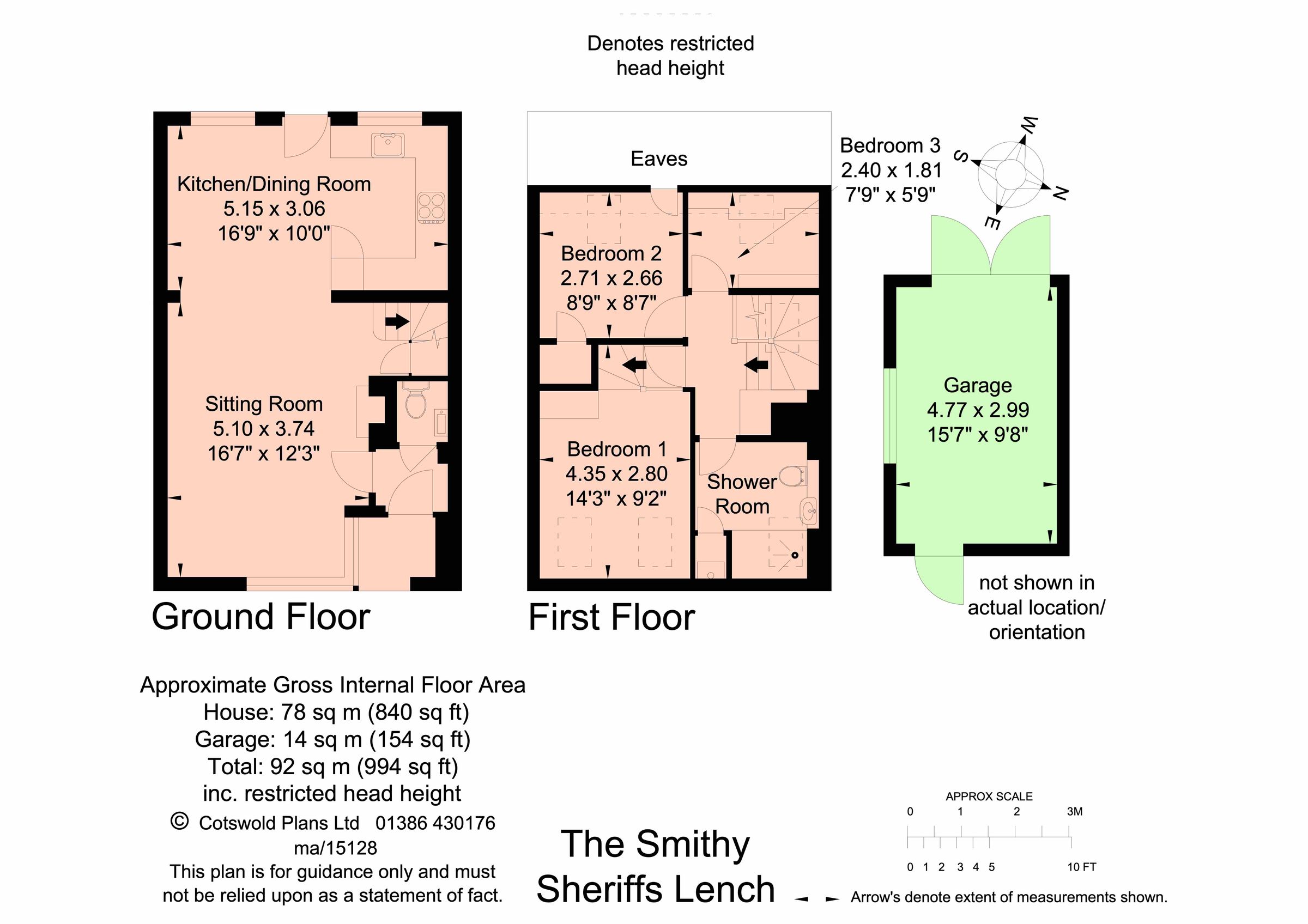 2 bed terraced house for sale in Sheriffs Lench Court, Sheriffs Lench