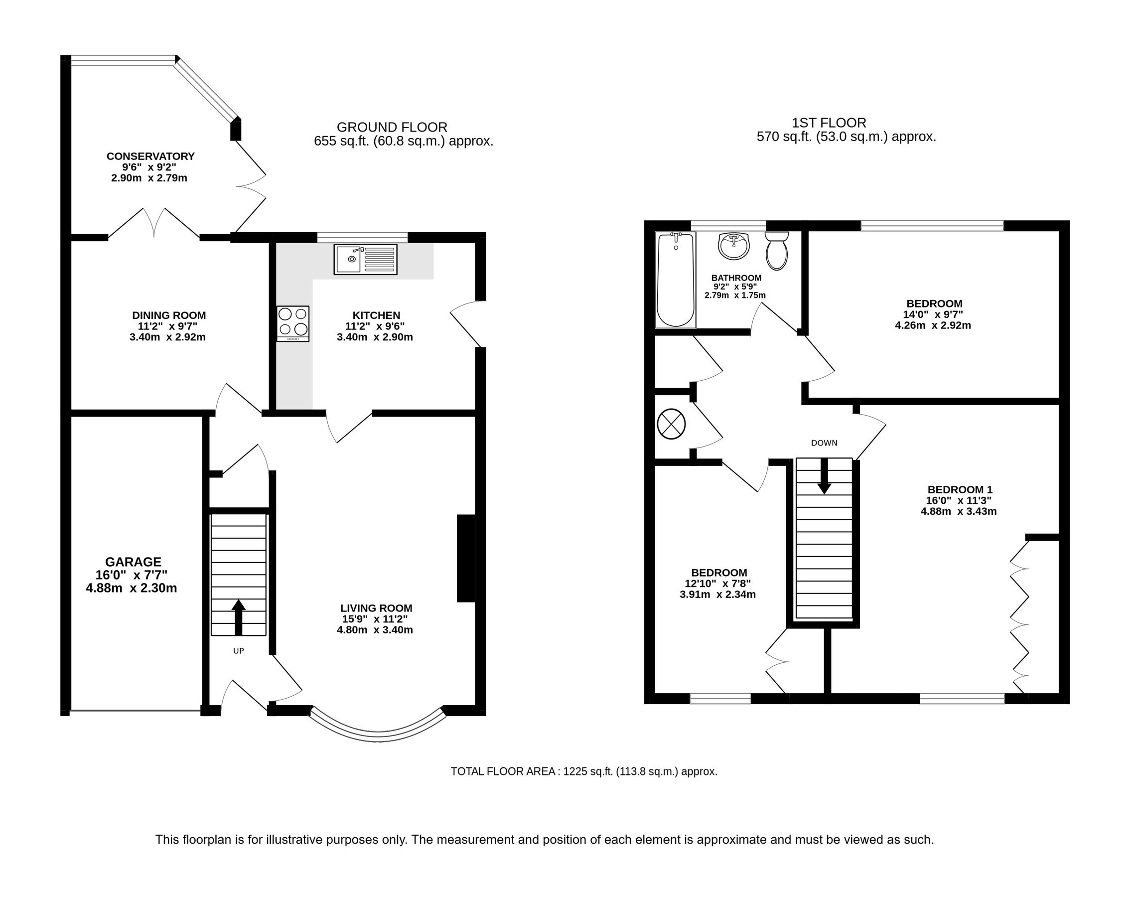 3 bed semidetached house for sale in Pickford Road, Markyate, St