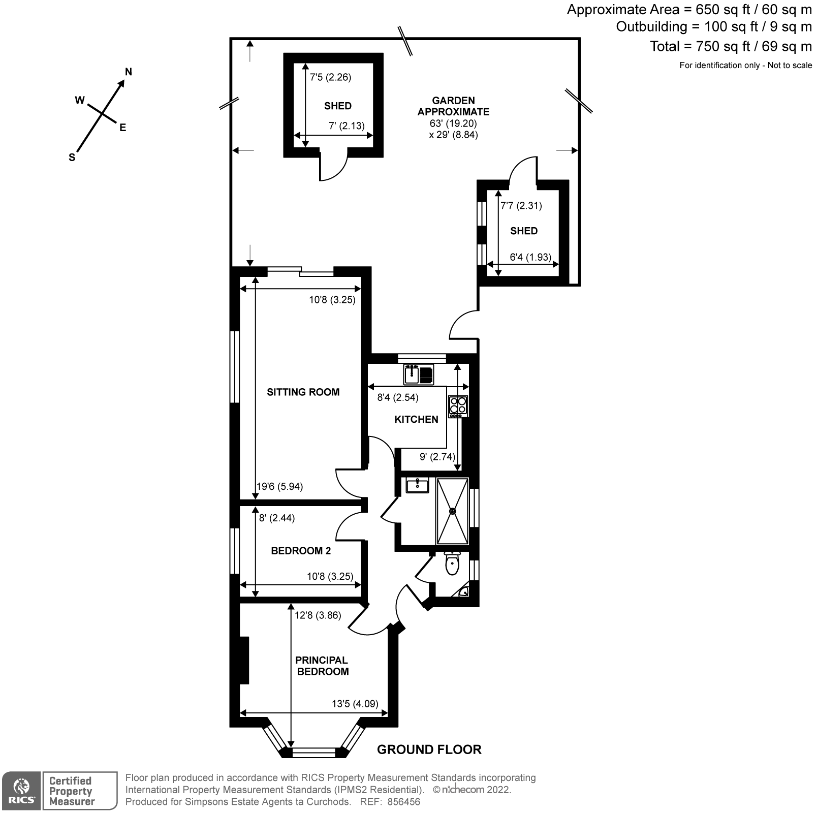 2 bed bungalow for sale in Hollies Avenue, West Byfleet, Surrey KT14