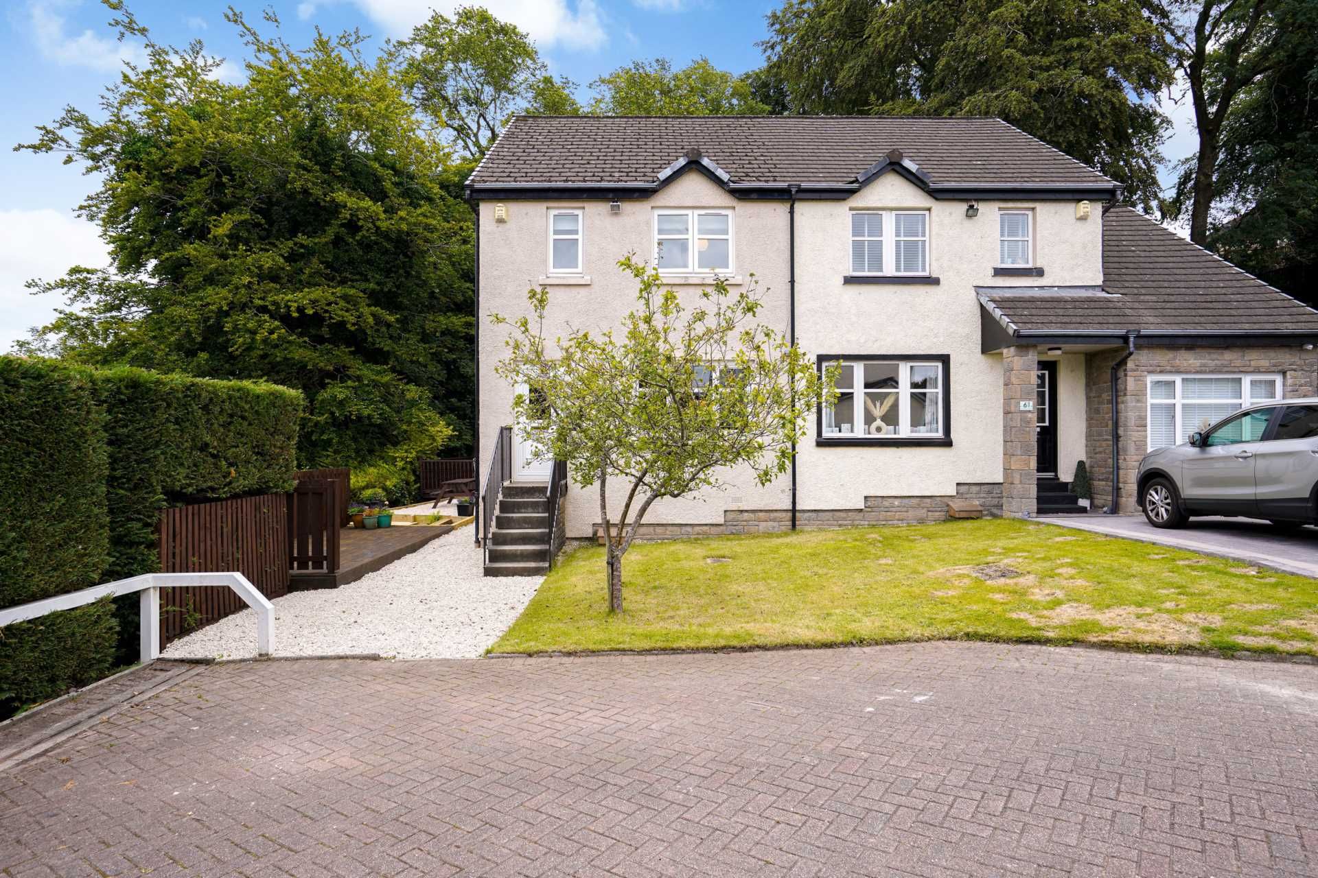 3 bed semidetached house for sale in Brodie Park Crescent, Paisley PA2