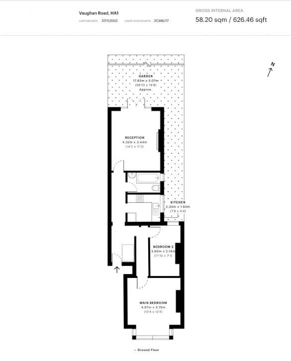 2 bed flat for sale in Vaughan Road, Harrow HA1 Zoopla