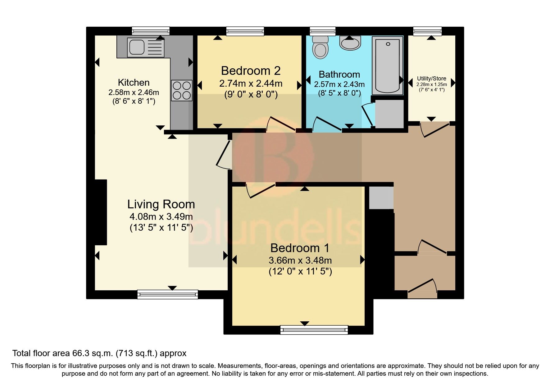 2 bed flat for sale in Blackwell Place, Sheffield S2 Zoopla