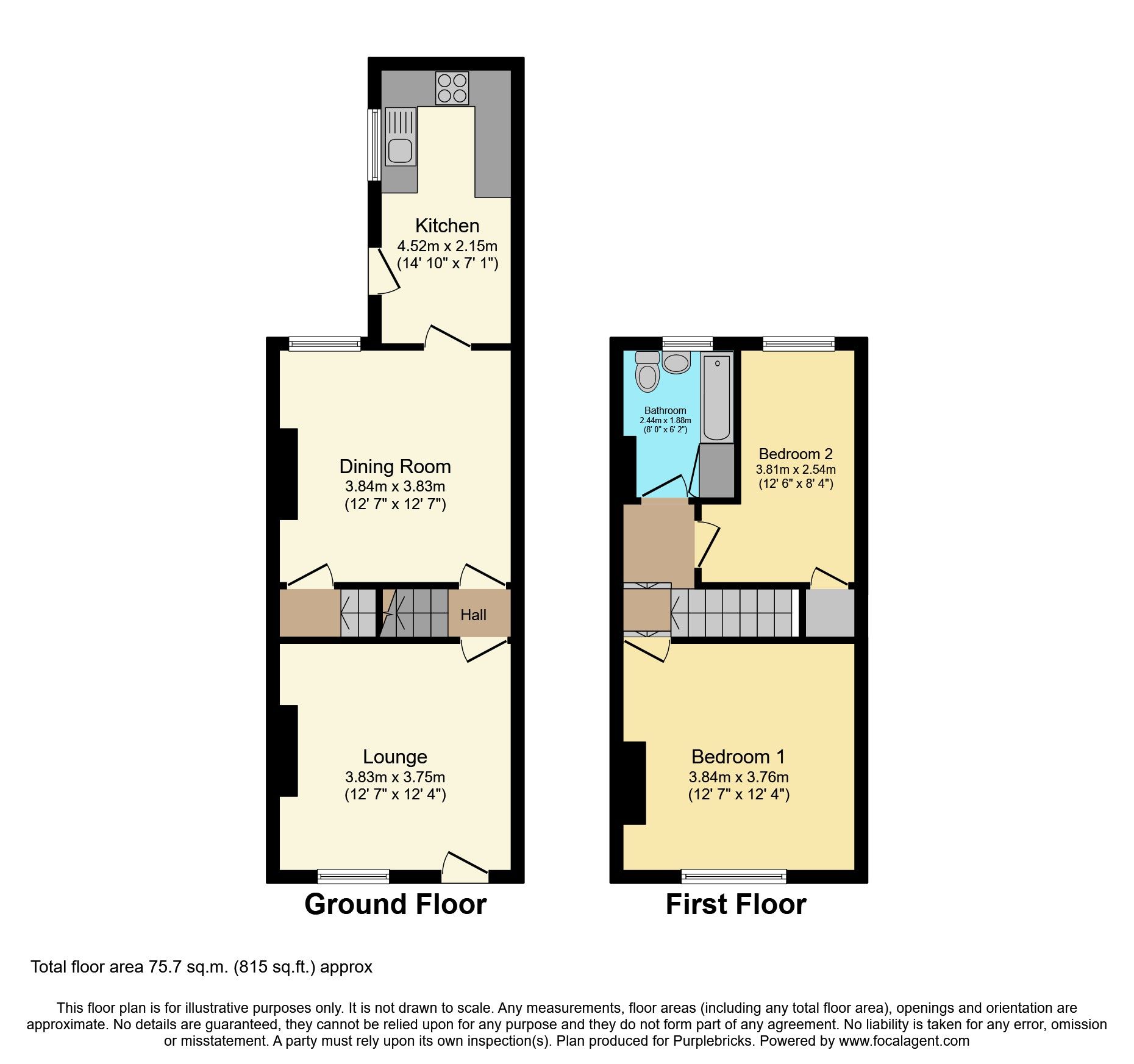 2 bed terraced house for sale in Temple Street, Castleford WF10 Zoopla
