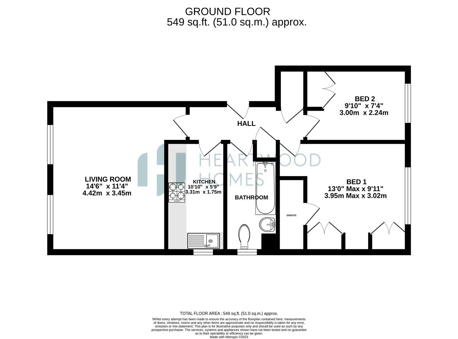 2 bed flat for sale in Prospect Road, St. Albans AL1 Zoopla