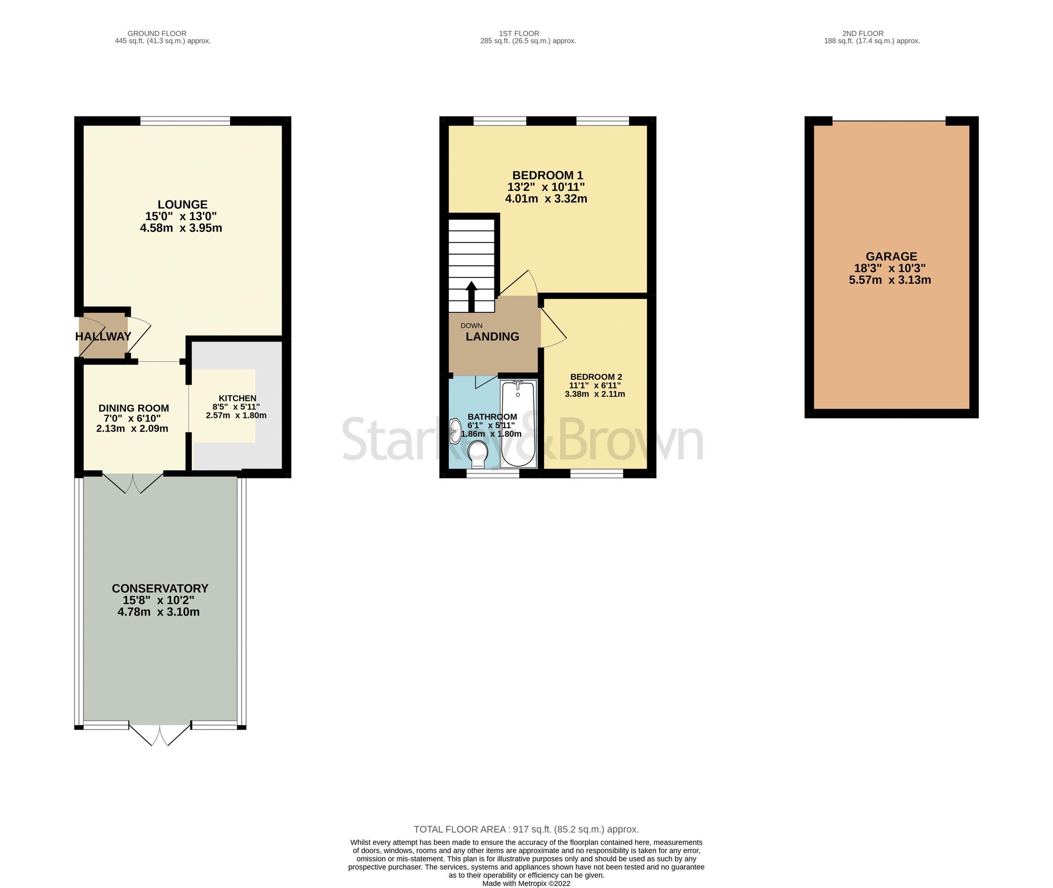 2 bed semidetached house for sale in Beaufort Road, Glebe Park