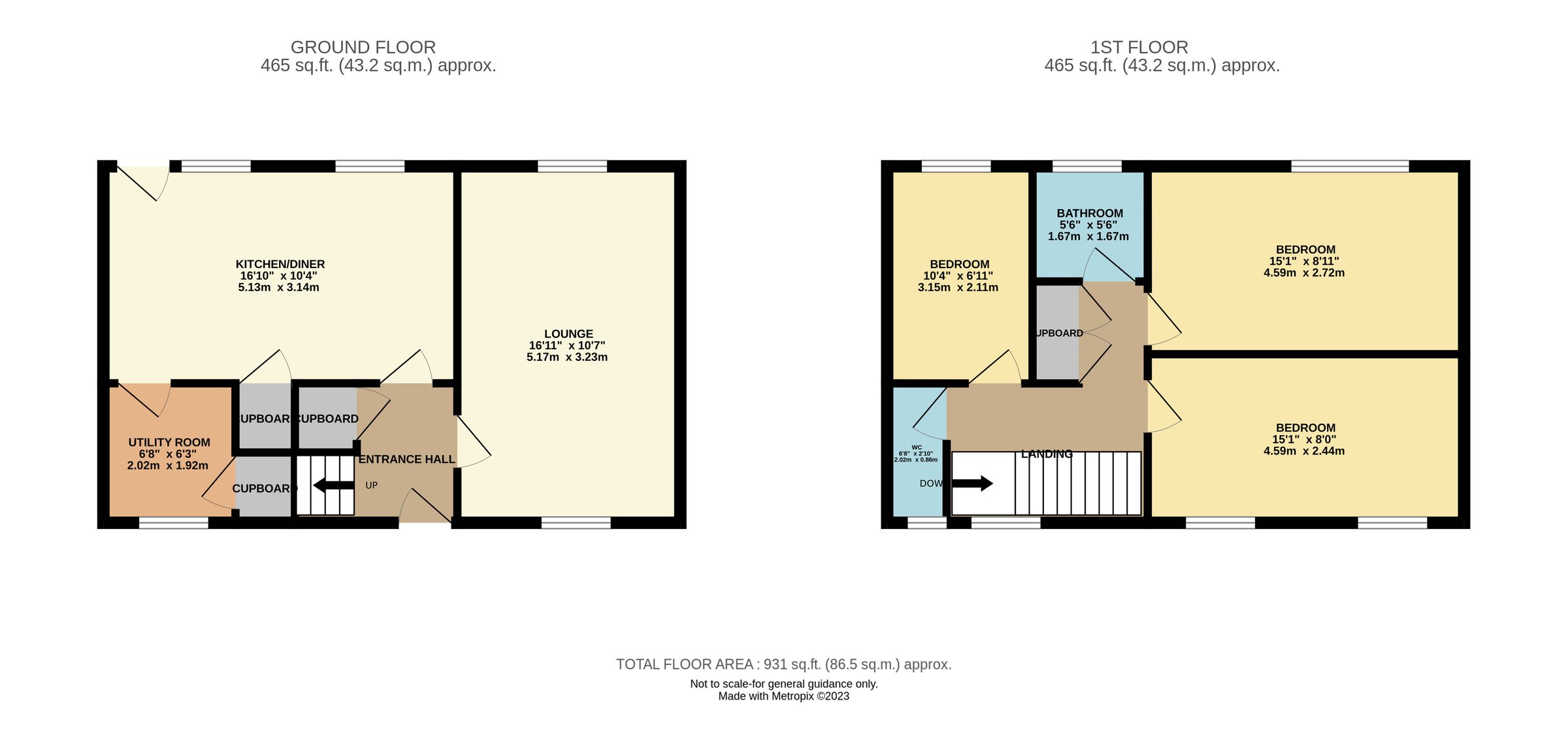 3 bed terraced house for sale in Hadrians Way, Ebchester, County Durham