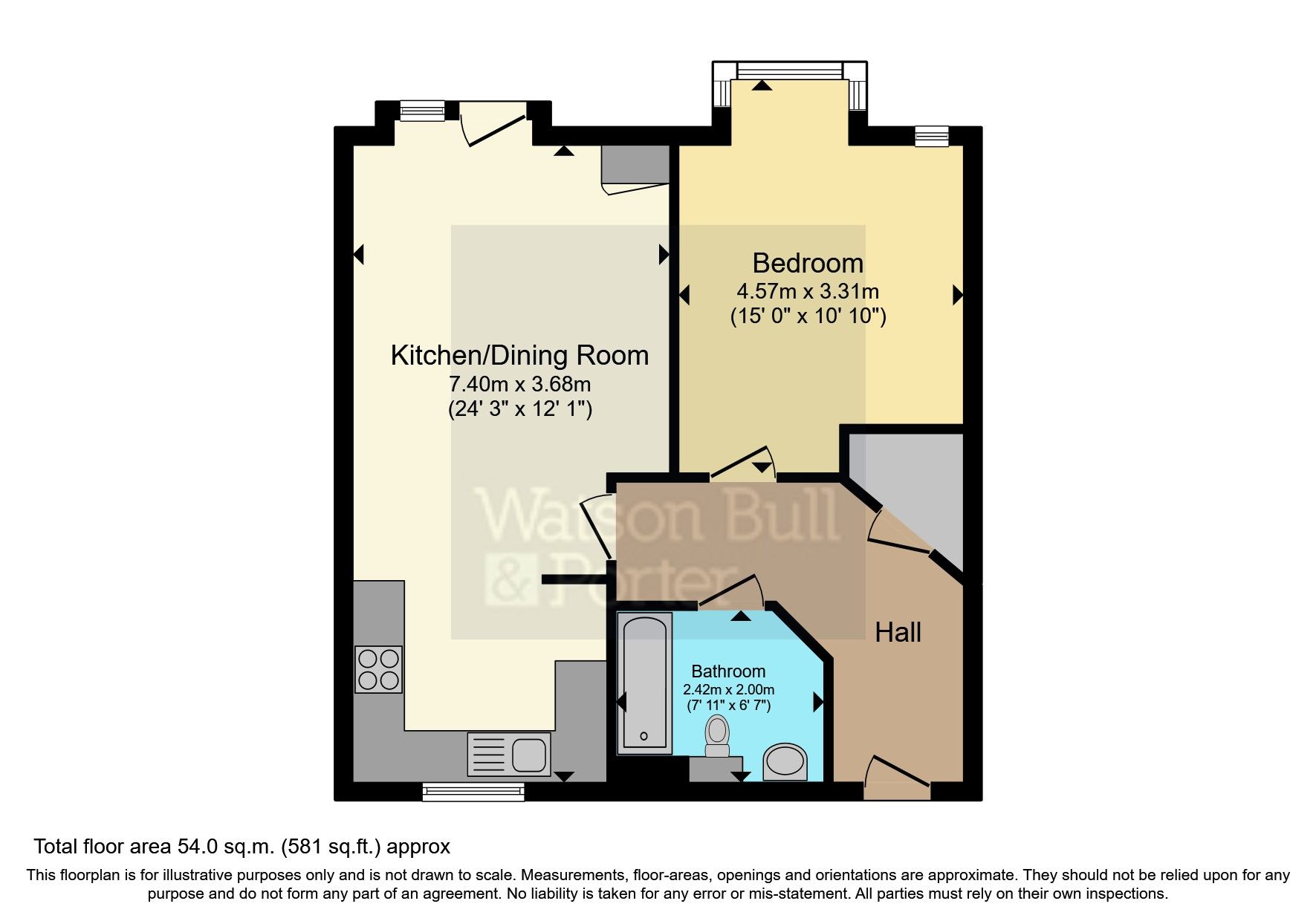 1 bed flat for sale in Harbour Court, 2 Old Road, East Cowes, Isle Of