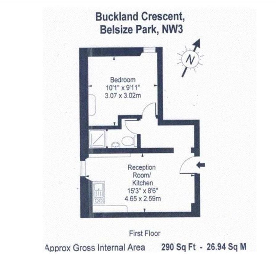 1 bed flat to rent in Buckland Crescent, London NW3 Zoopla