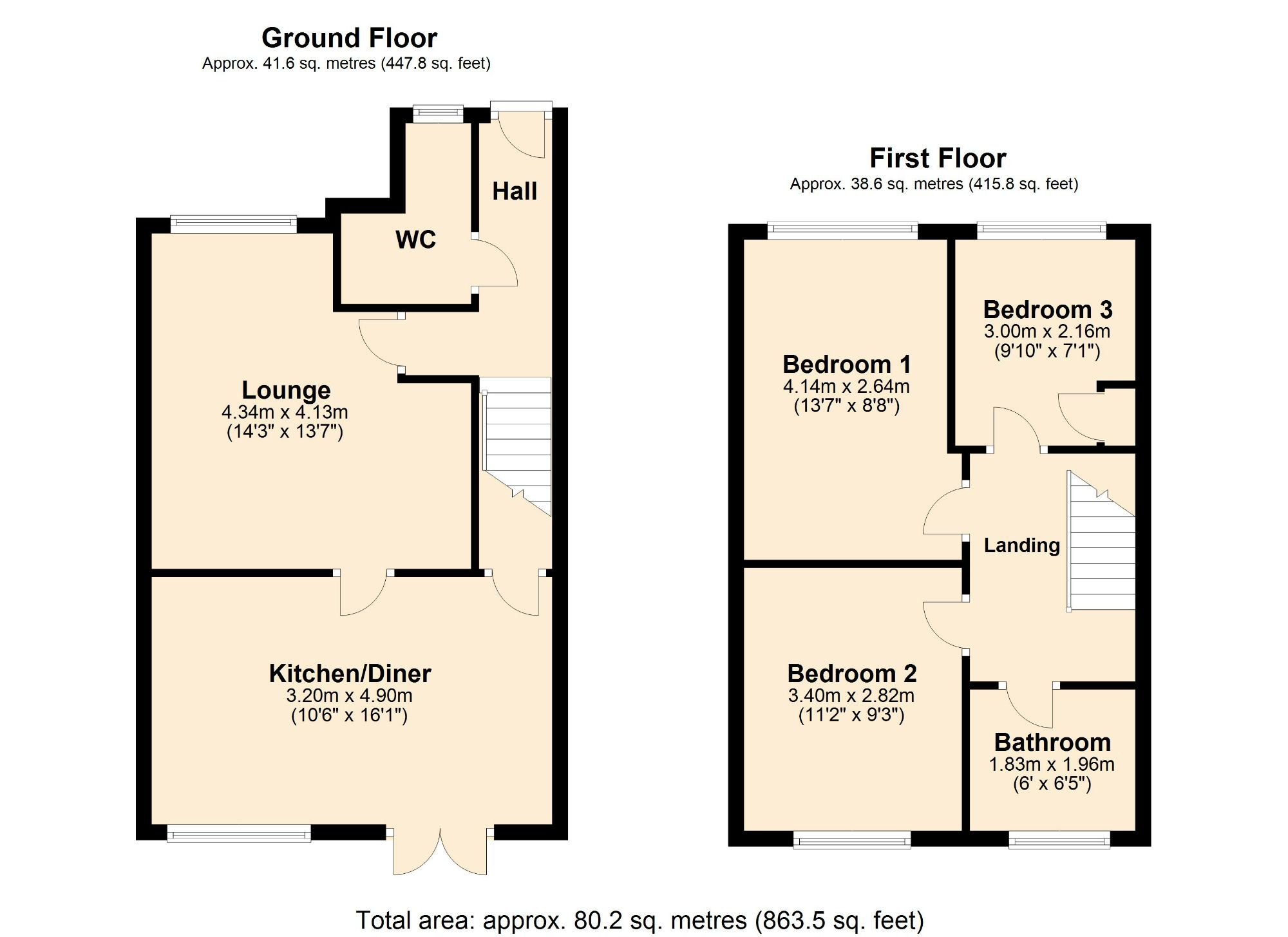 3 bed semidetached house for sale in Southlands Close, South Milford