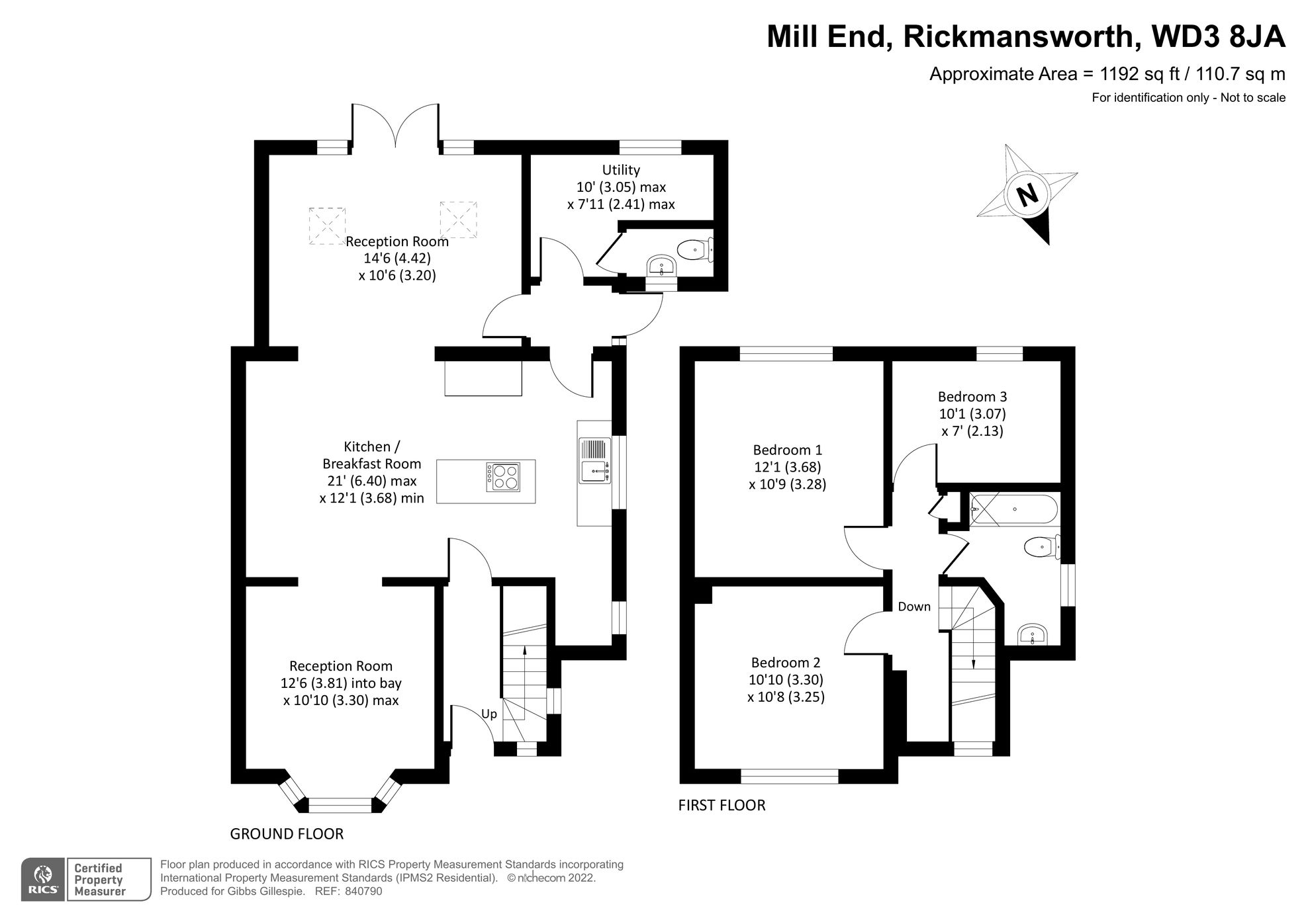 3 bed semidetached house for sale in Tudor Way, Mill End, Rickmansworth, Hertfordshire WD3 Zoopla