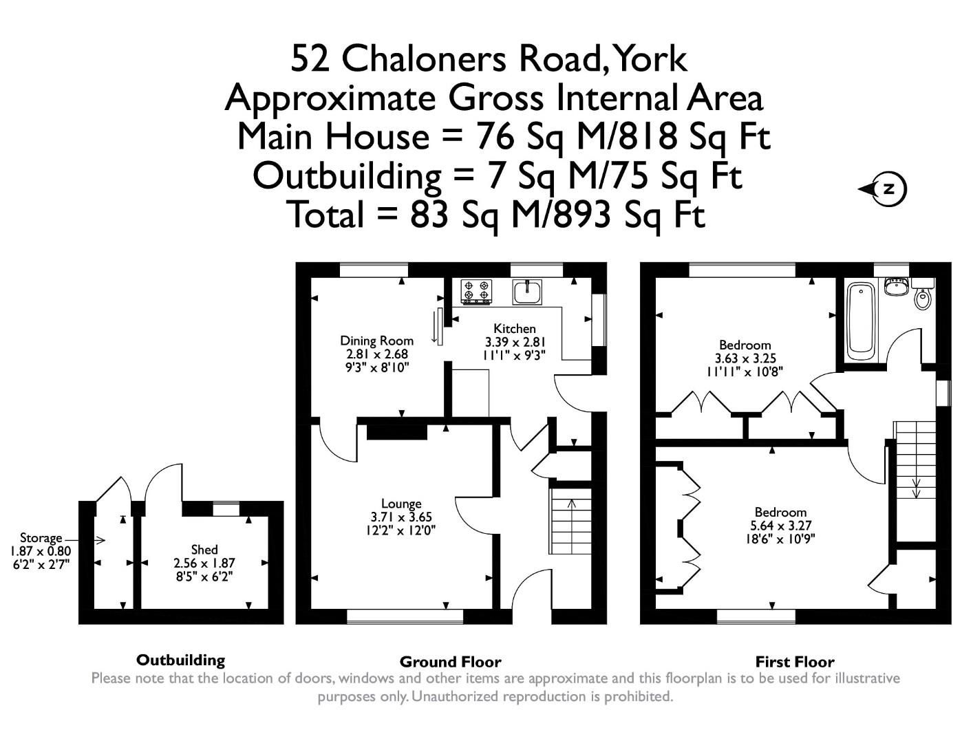 2 bed semidetached house for sale in Chaloners Road, York YO24 Zoopla
