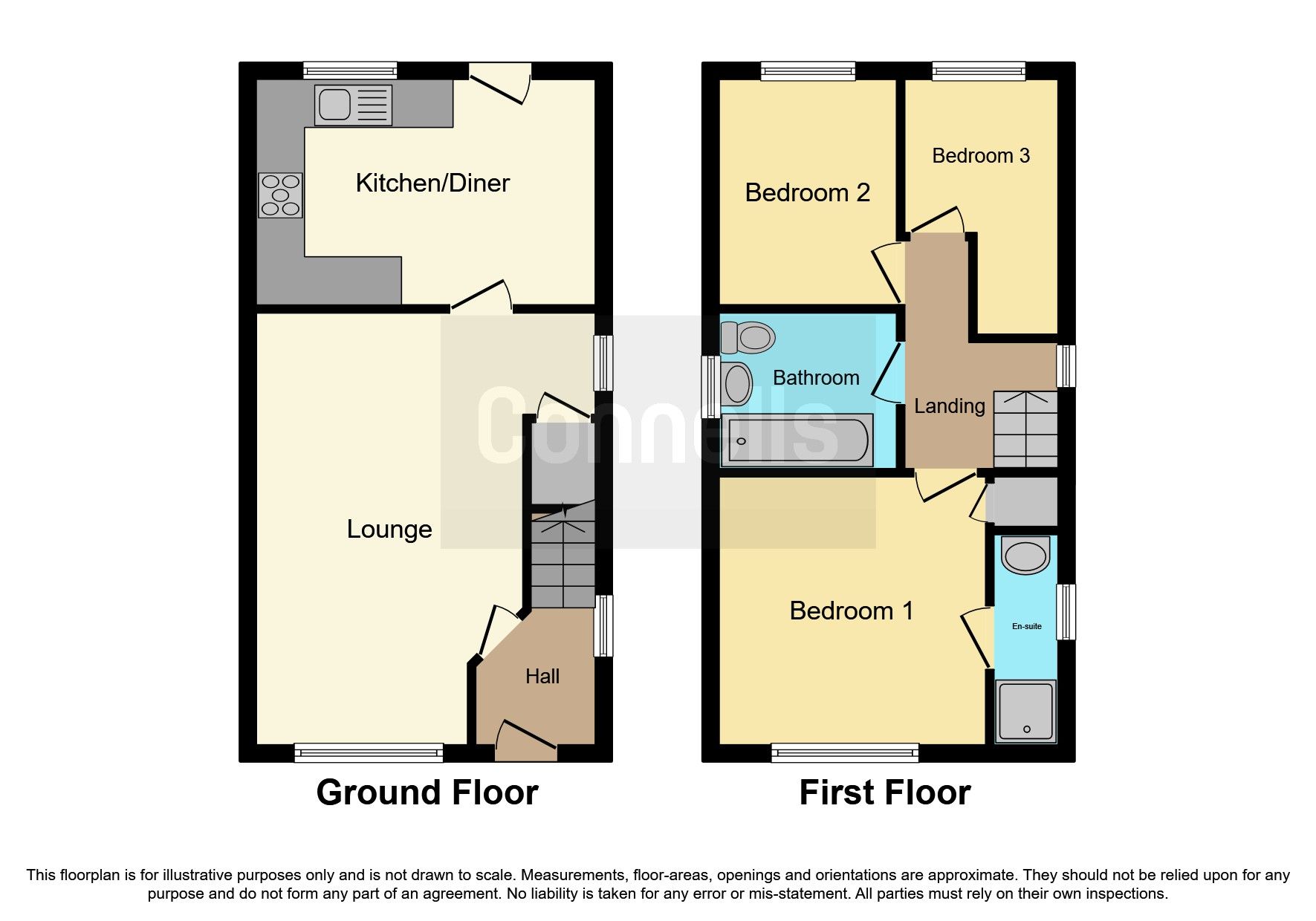 3 bed semidetached house for sale in Bromley Close, Hednesford