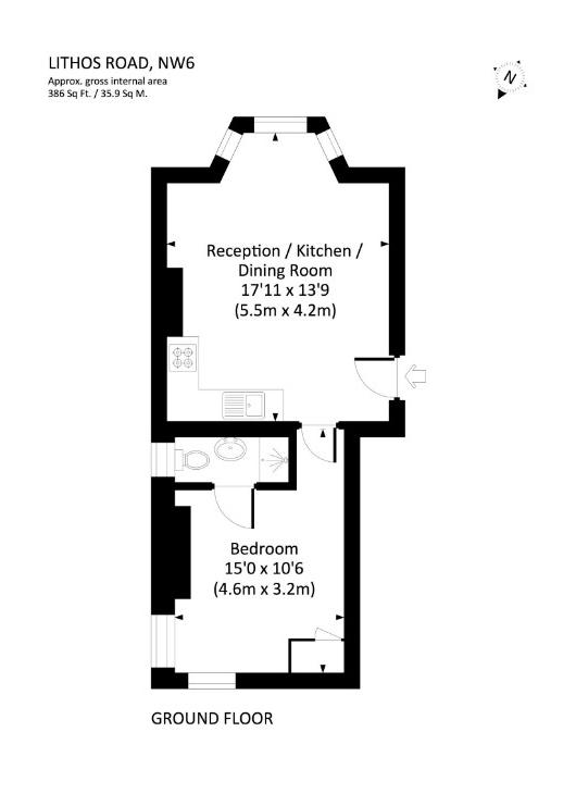 1 bed flat to rent in Lithos Road, Swiss Cottage, London NW3 Zoopla