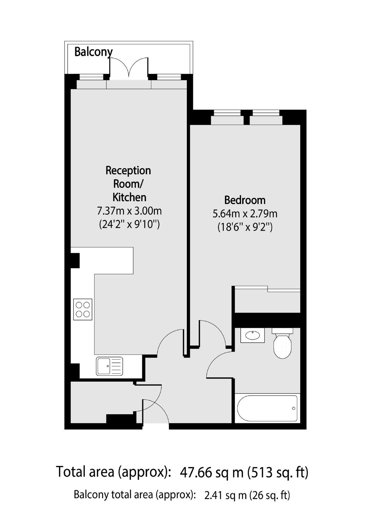 1 bed flat to rent in Malvern Road, London NW6 Zoopla